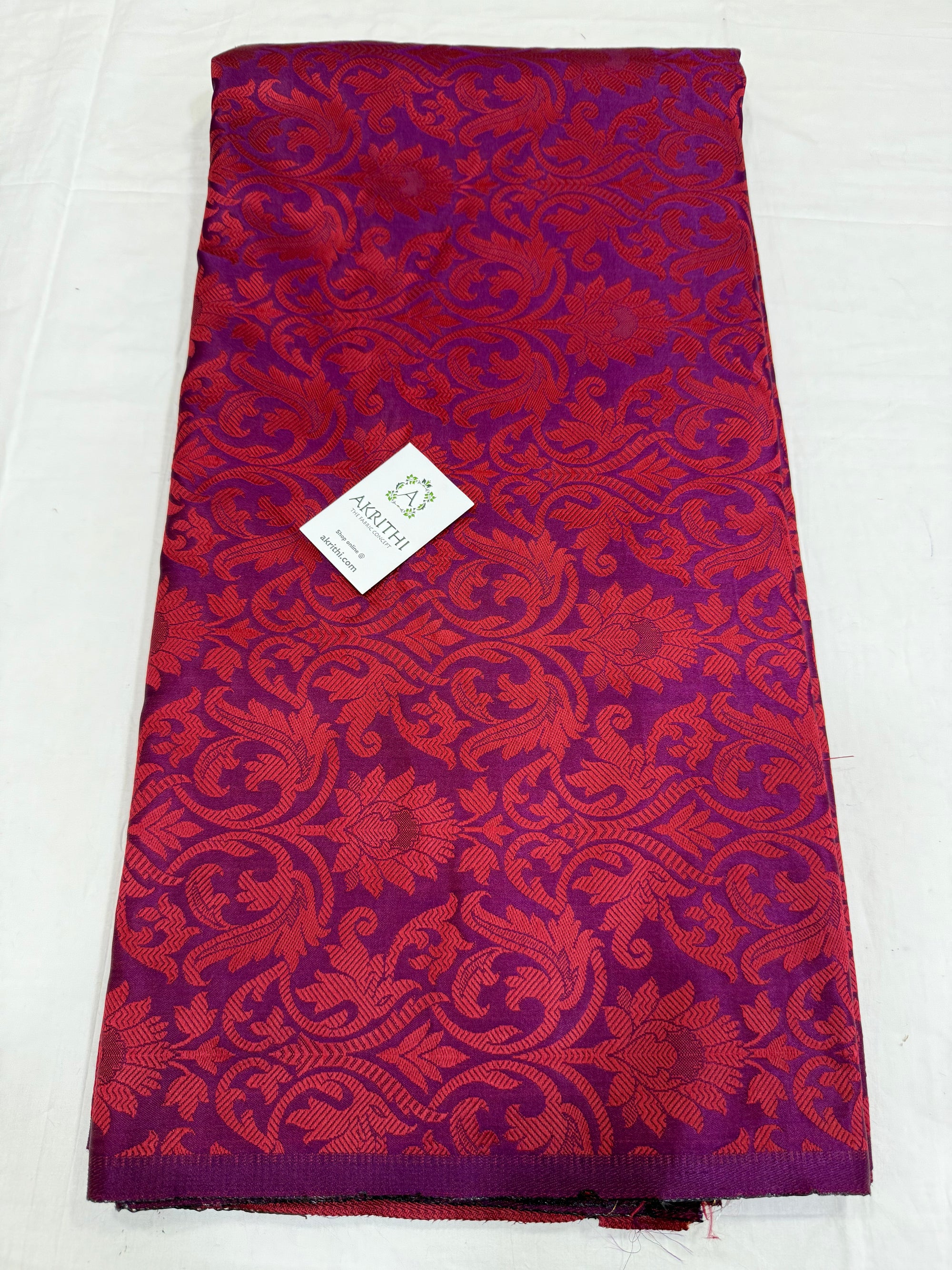 Pure Banarasi brocade fabric