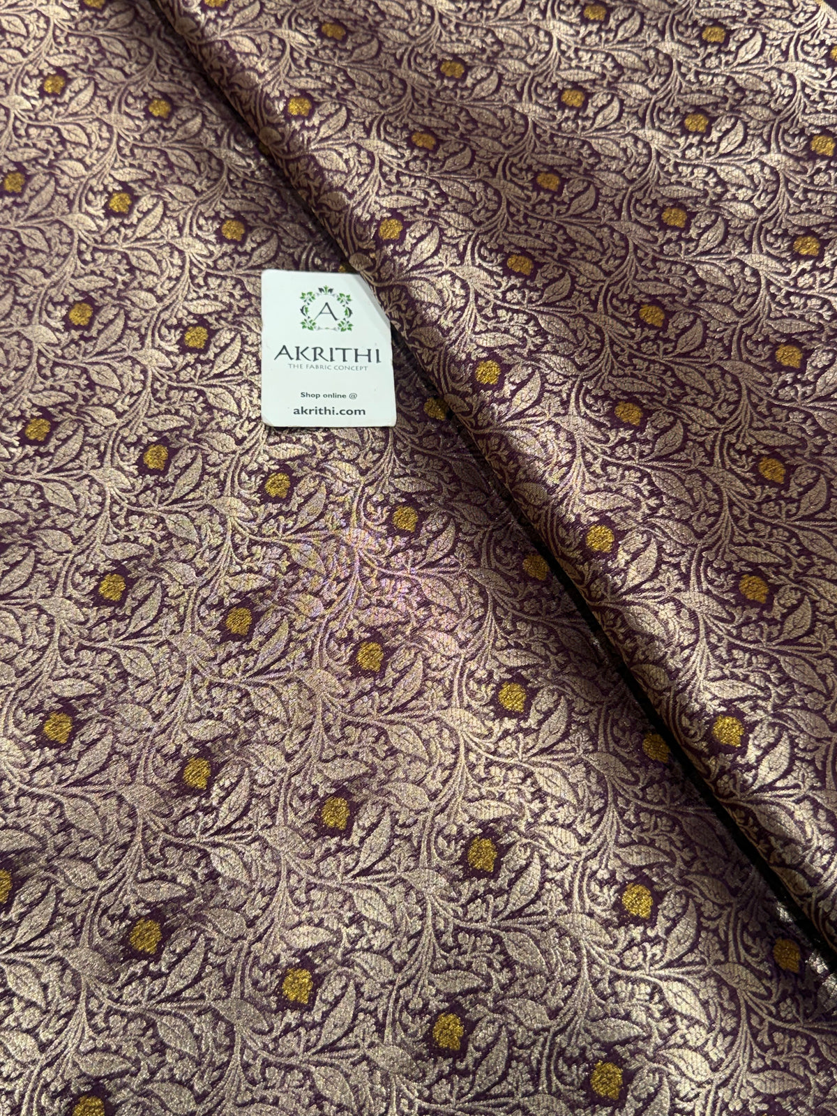 Banarasi meenakari pure dupion silk fabric