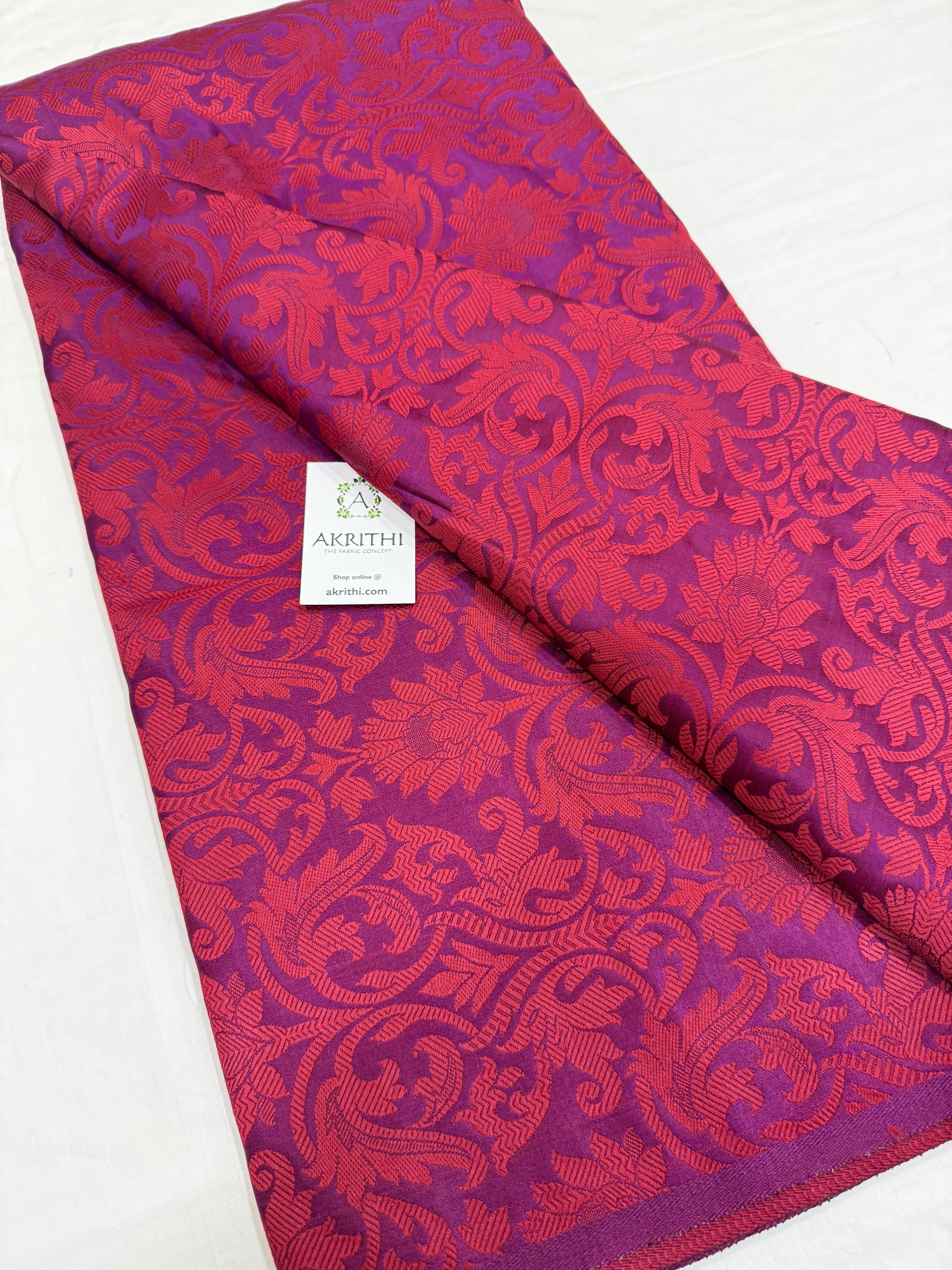 Pure Banarasi brocade fabric