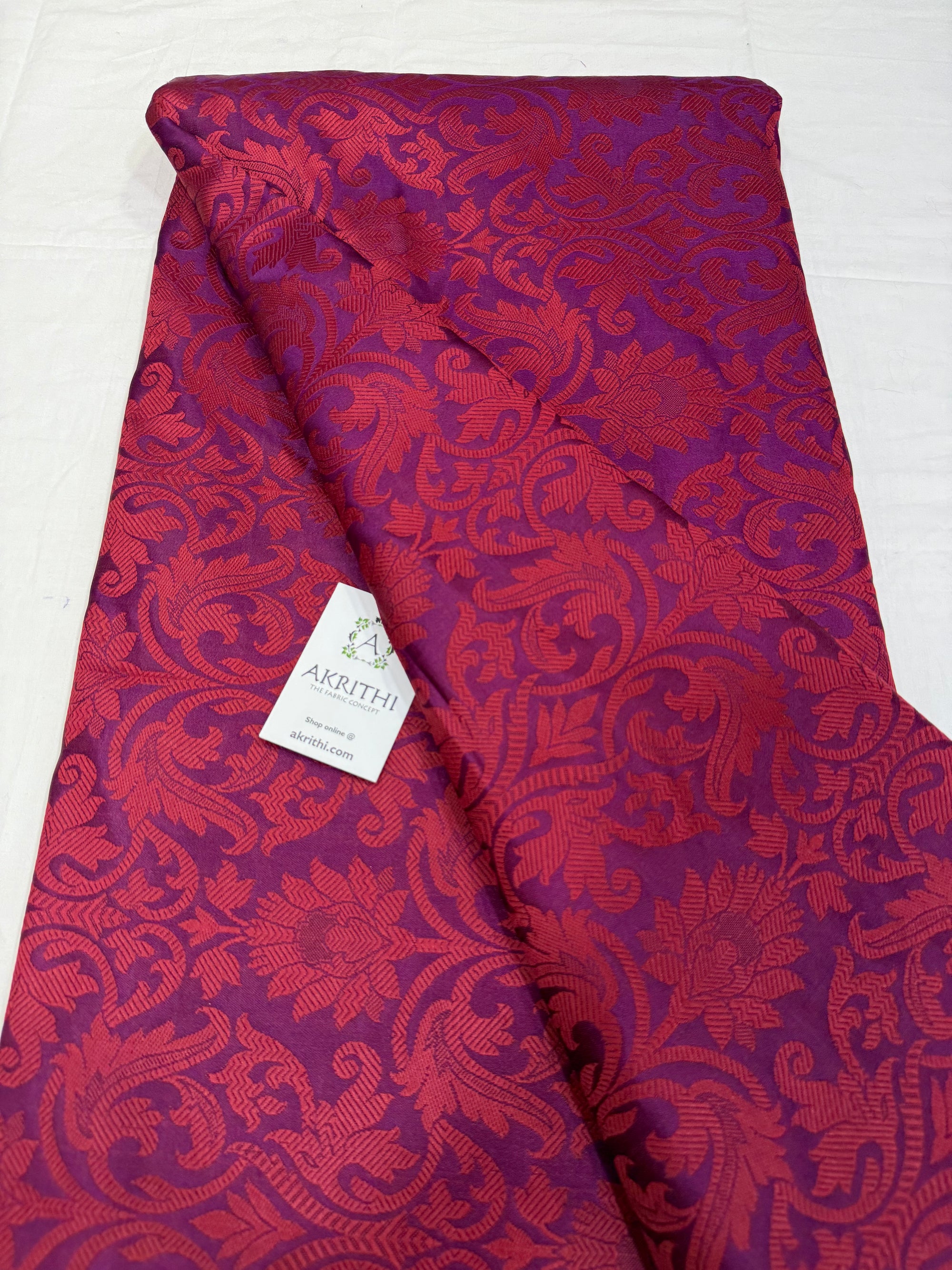 Pure Banarasi brocade fabric