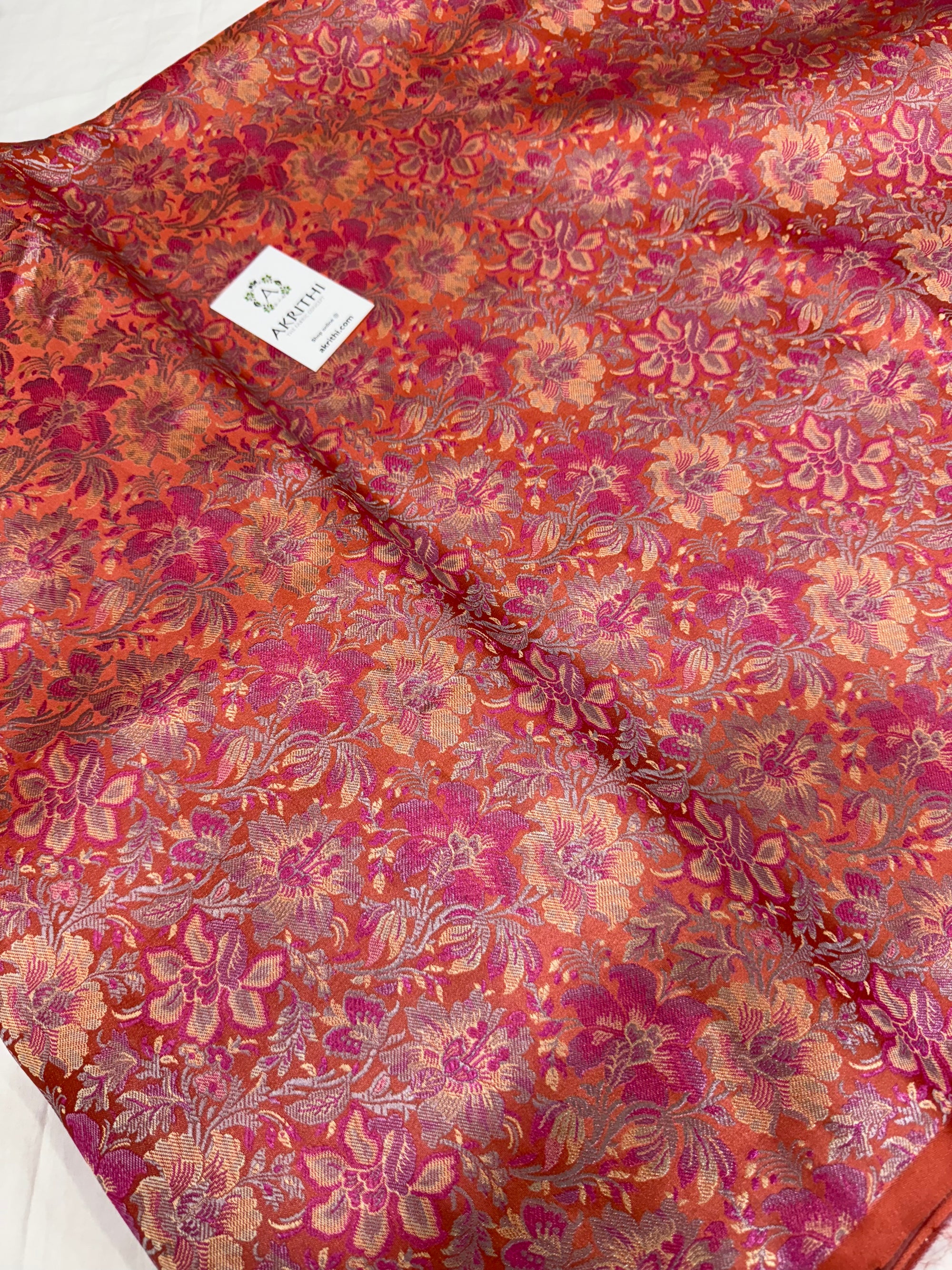 Pure Banarasi brocade fabric