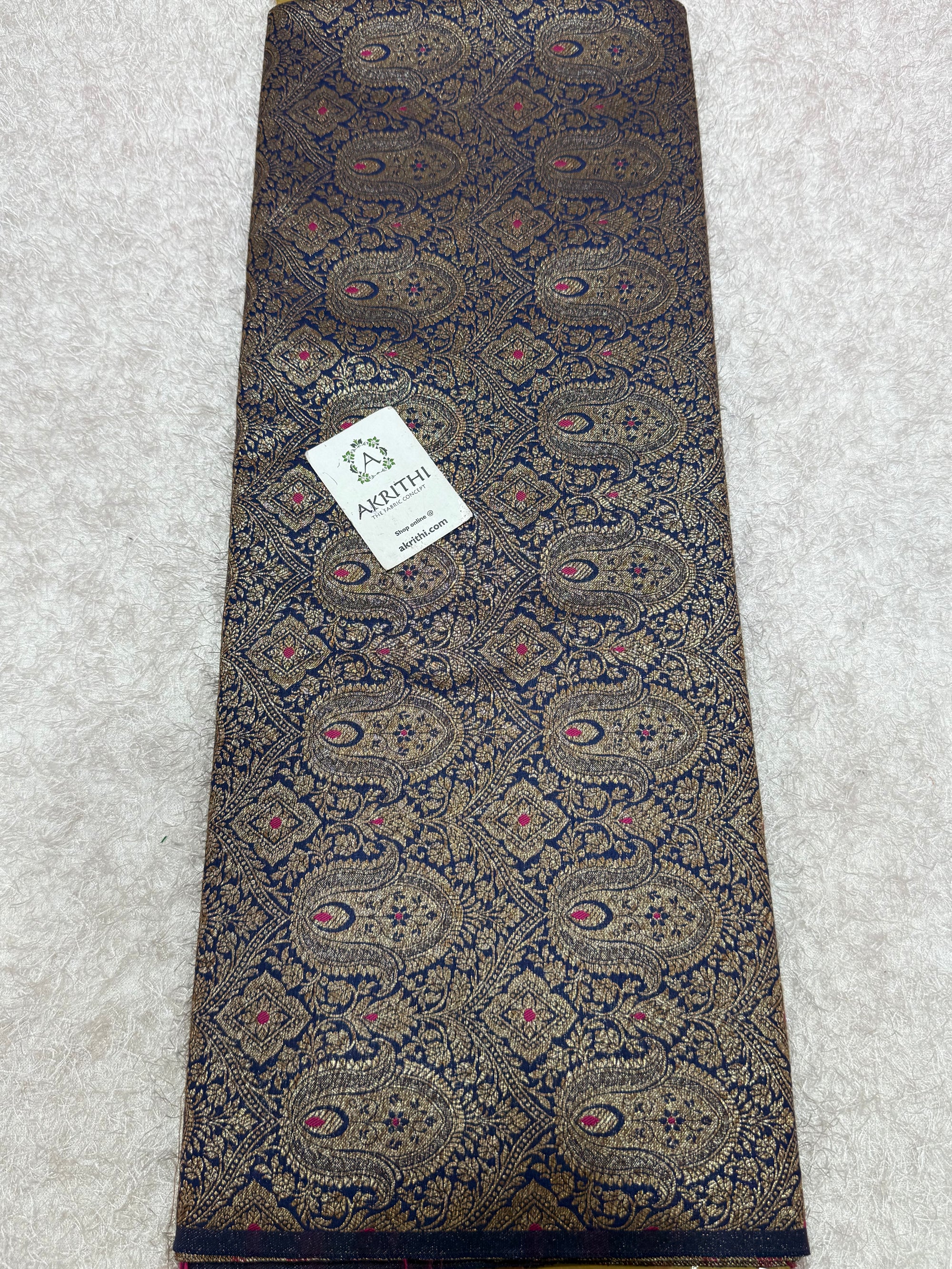 Pure Banarasi brocade fabric