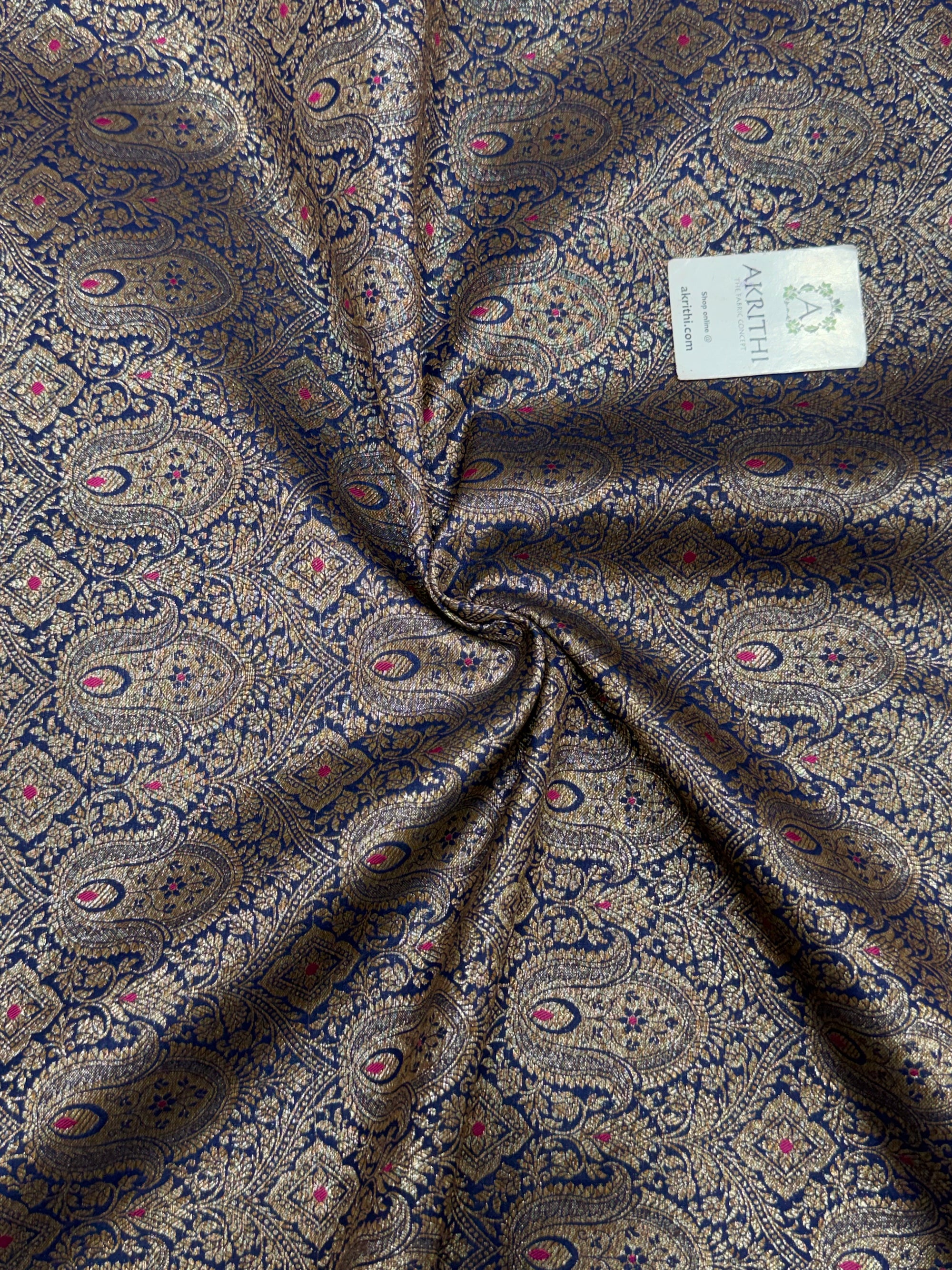Pure Banarasi brocade fabric