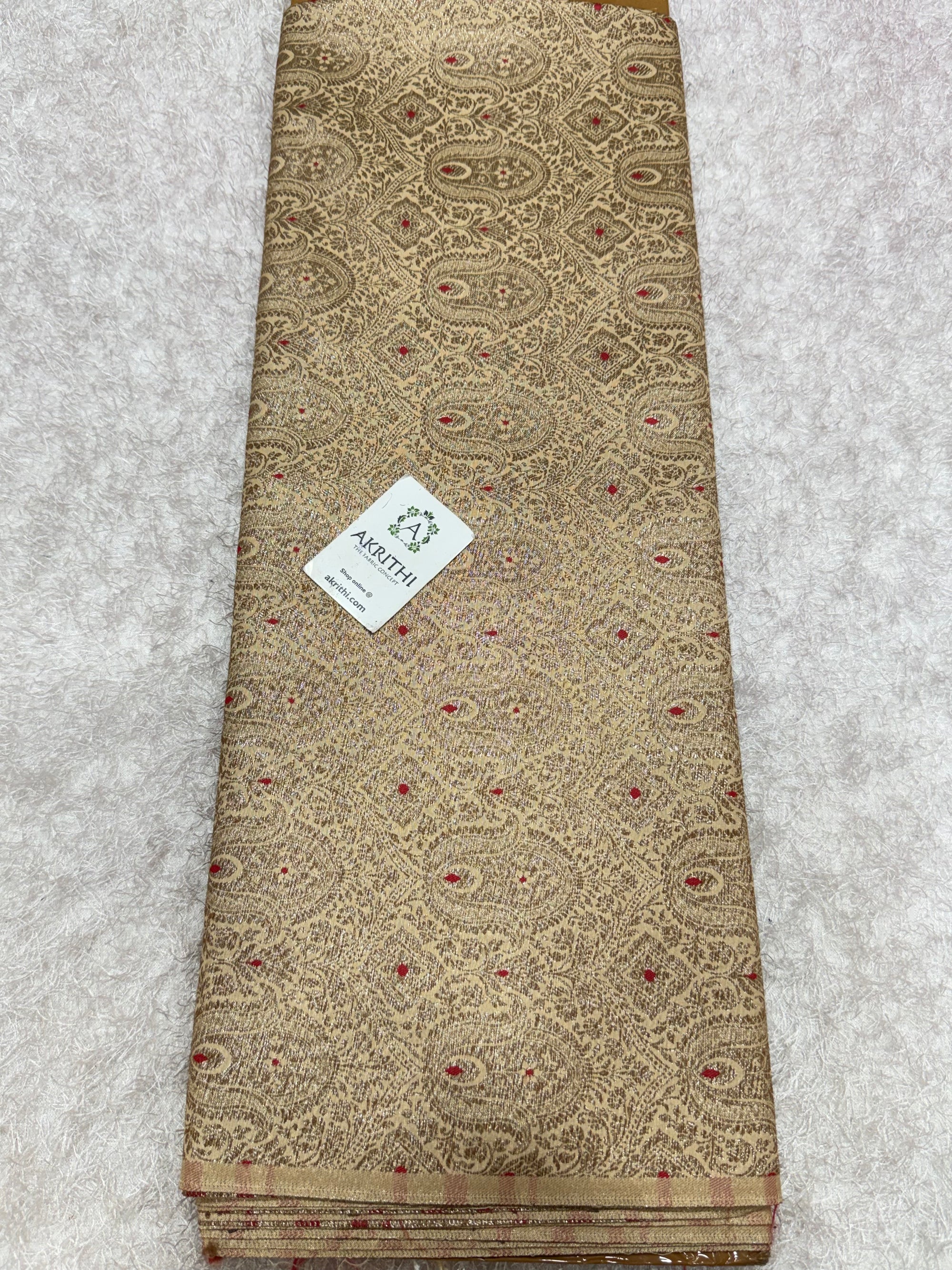 Pure Banarasi brocade fabric