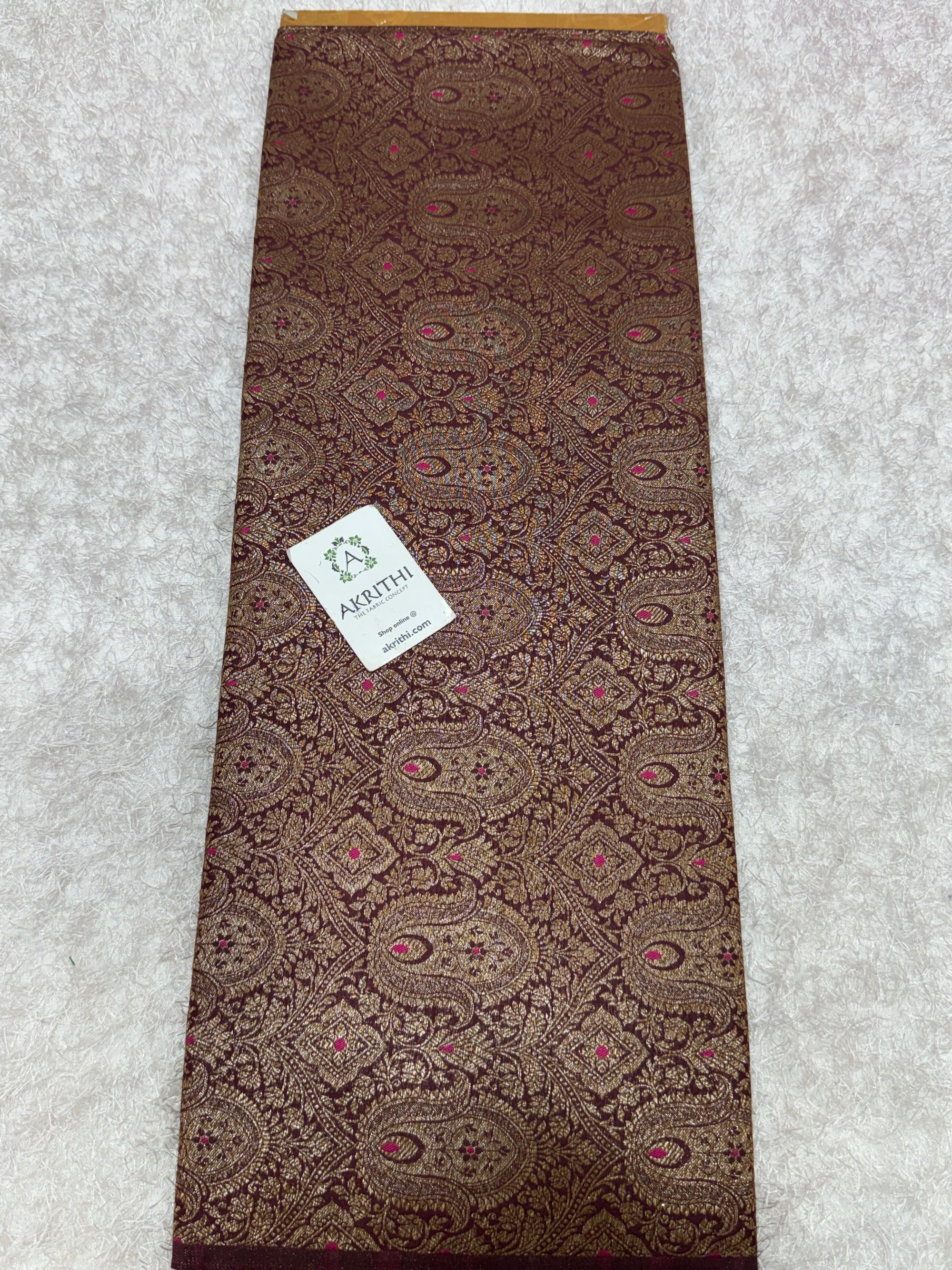 Pure Banarasi brocade fabric