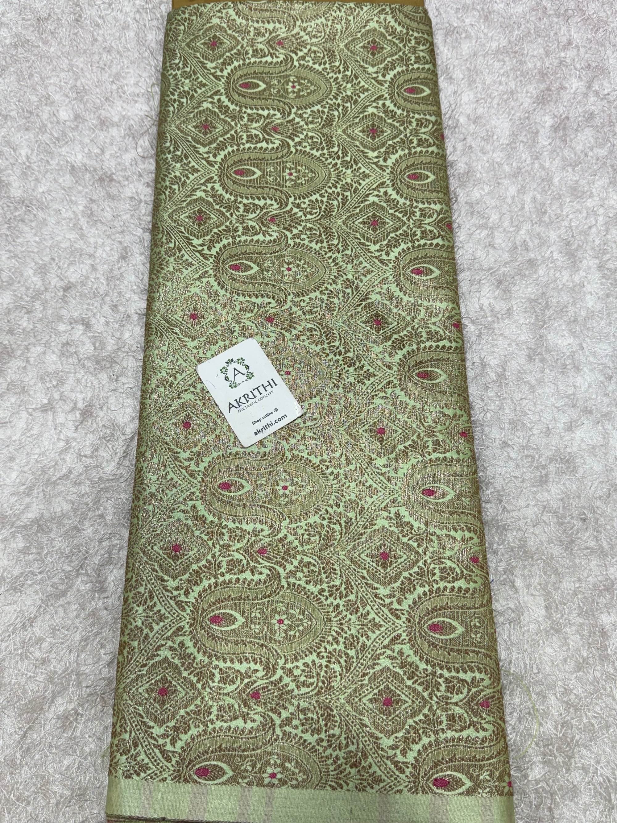 Pure Banarasi brocade fabric