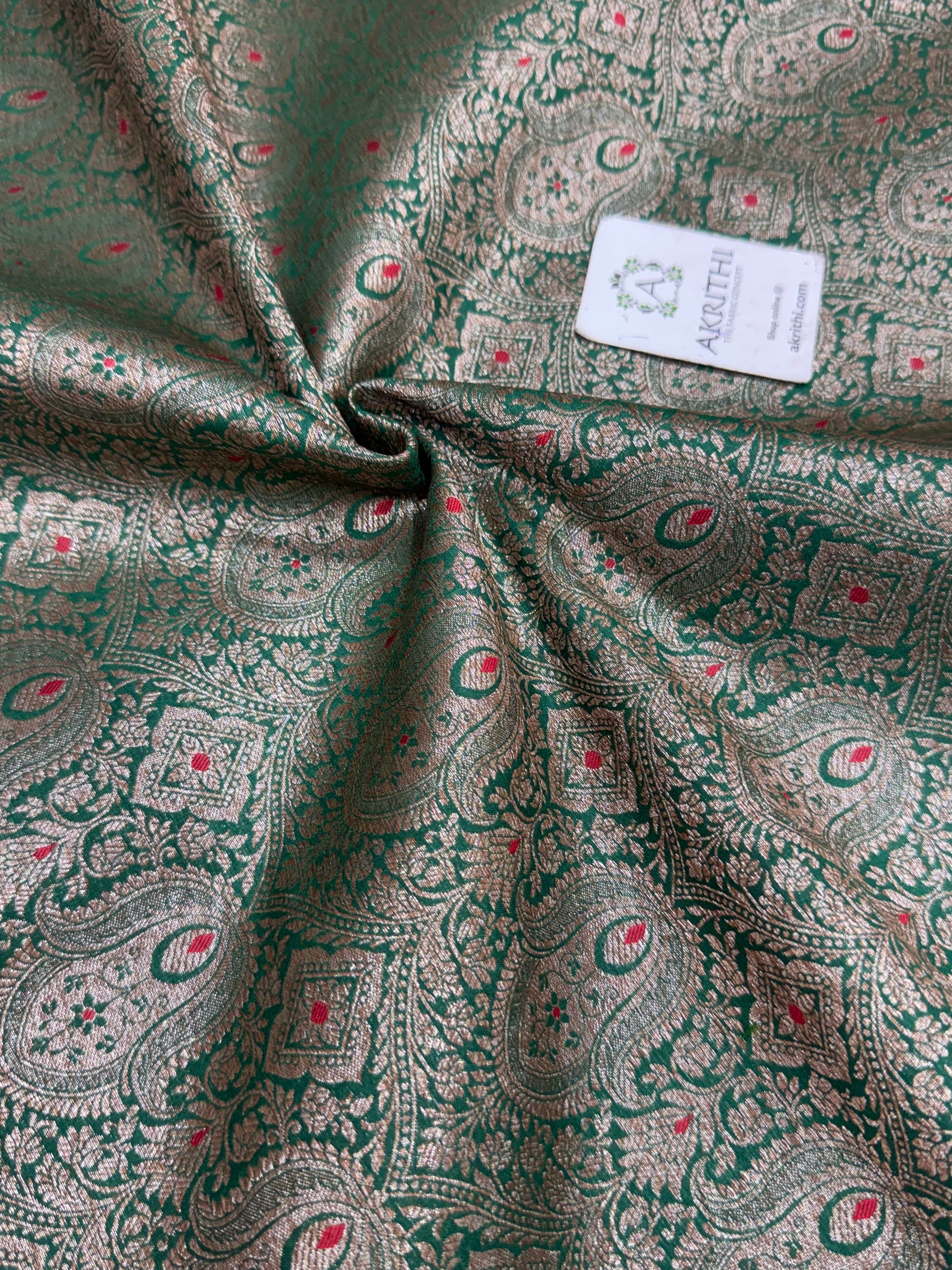 Pure Banarasi brocade fabric