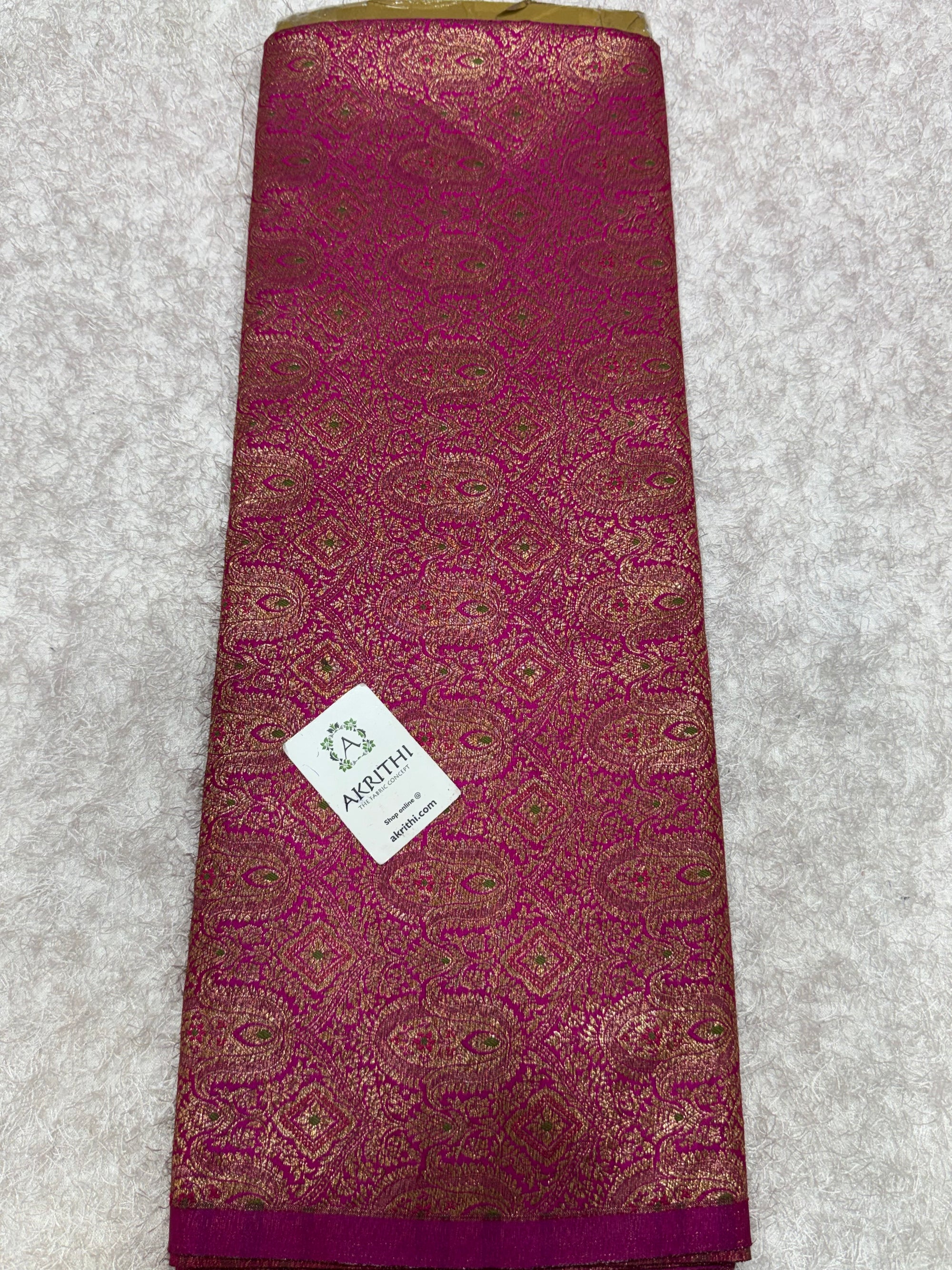 Pure Banarasi brocade fabric