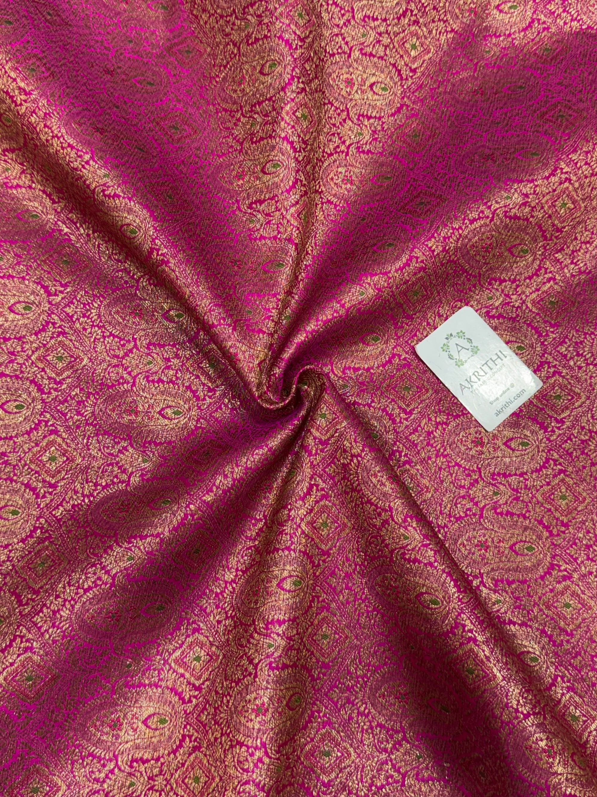 Pure Banarasi brocade fabric