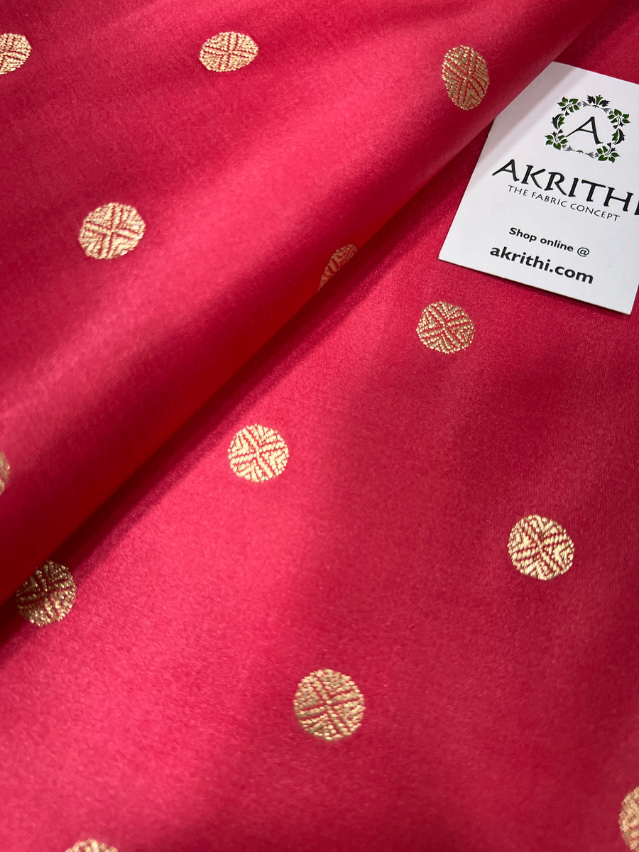 Pure Banarasi brocade fabric