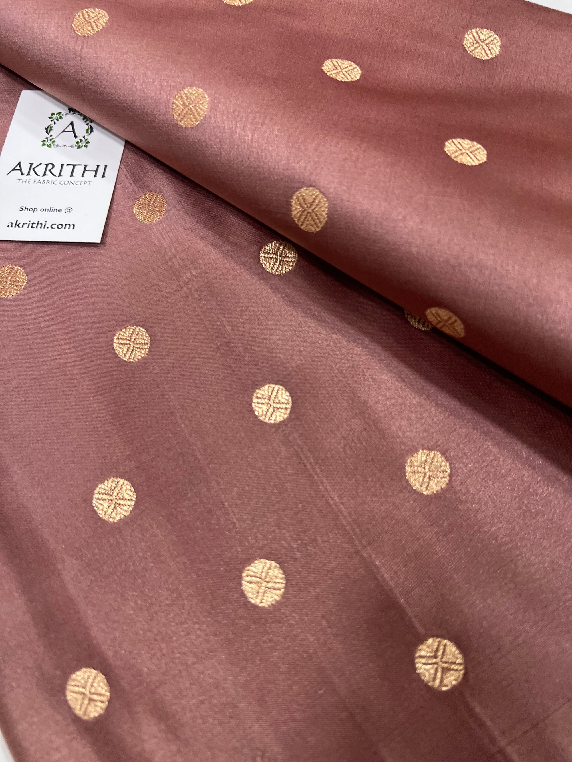 Pure Banarasi brocade fabric