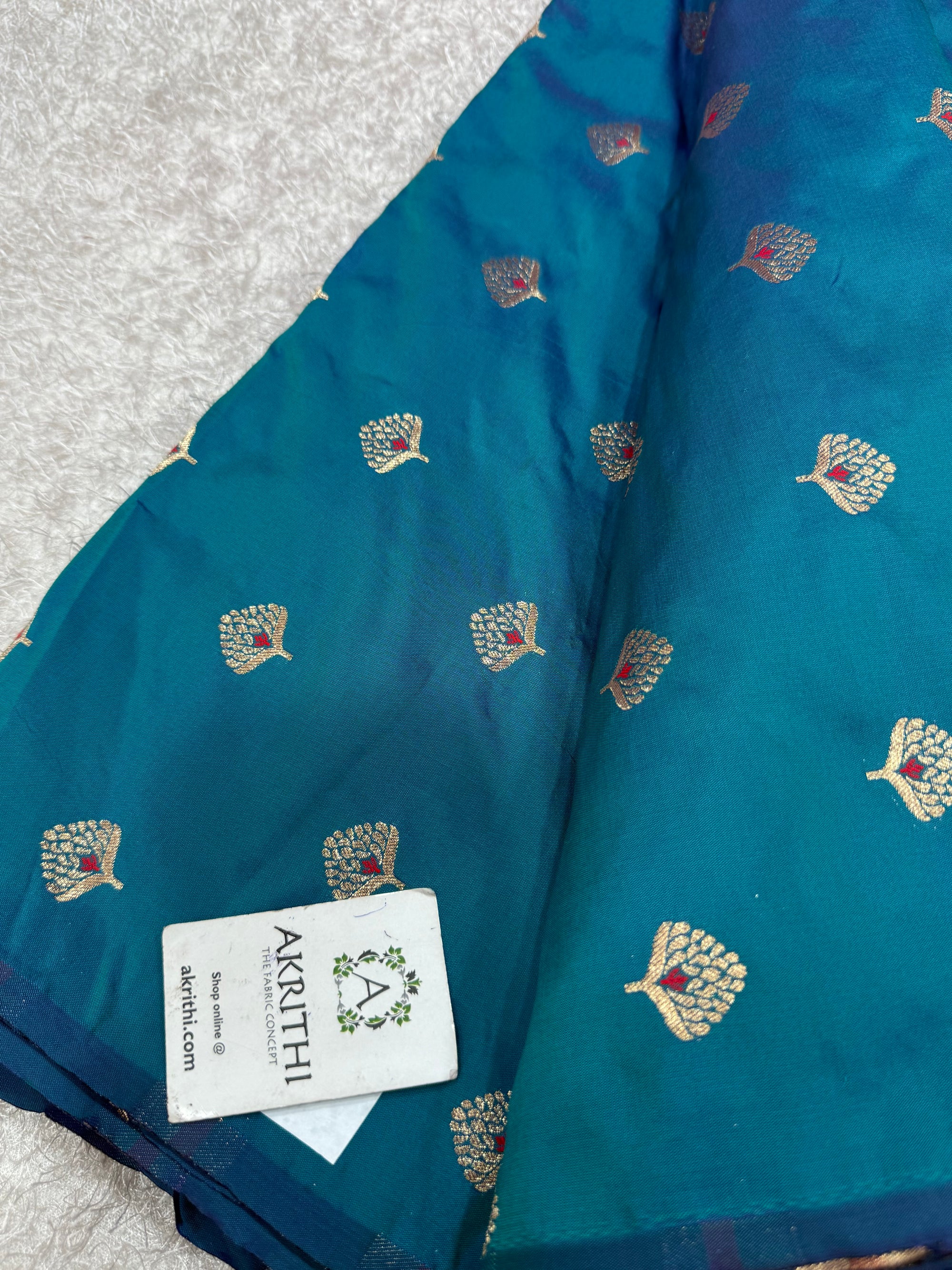 Semi Banarasi silk fabric
