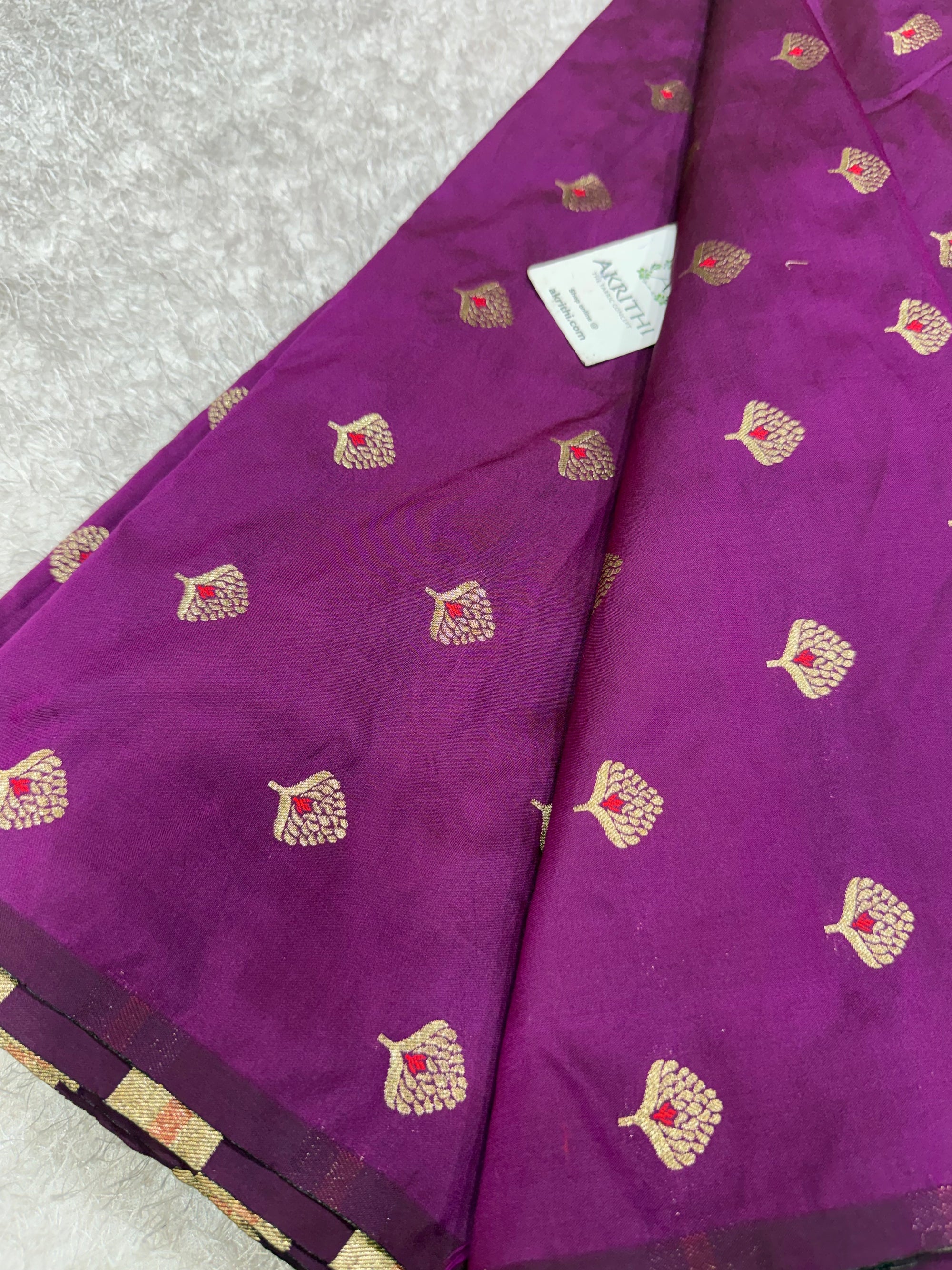 Semi Banarasi silk fabric