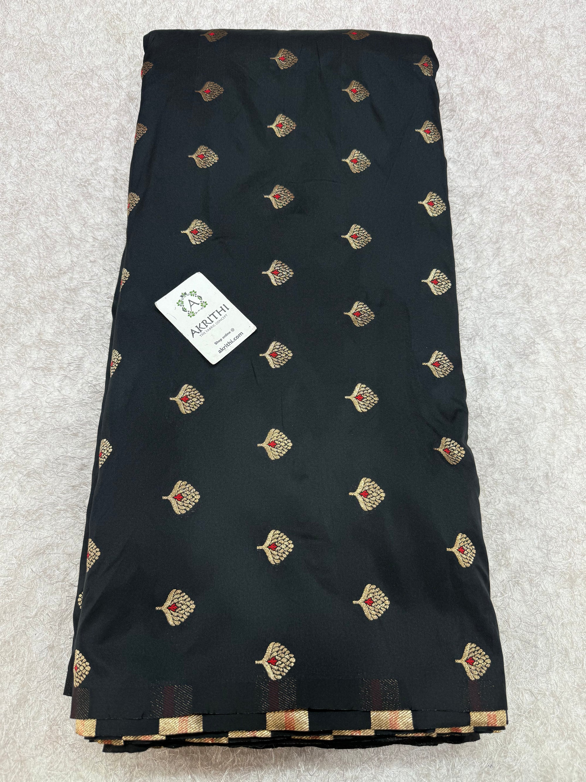 Semi Banarasi silk fabric