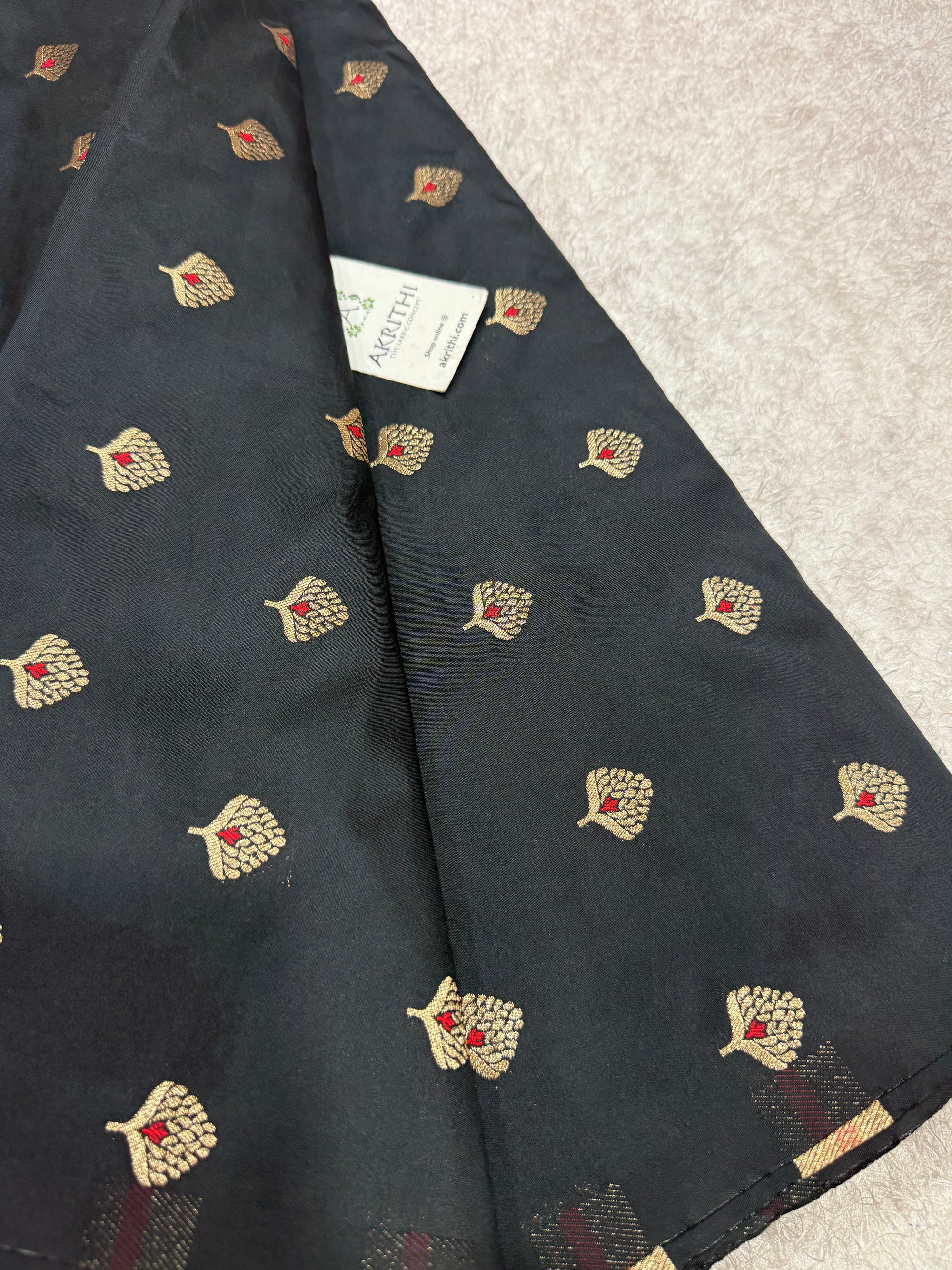 Semi Banarasi silk fabric