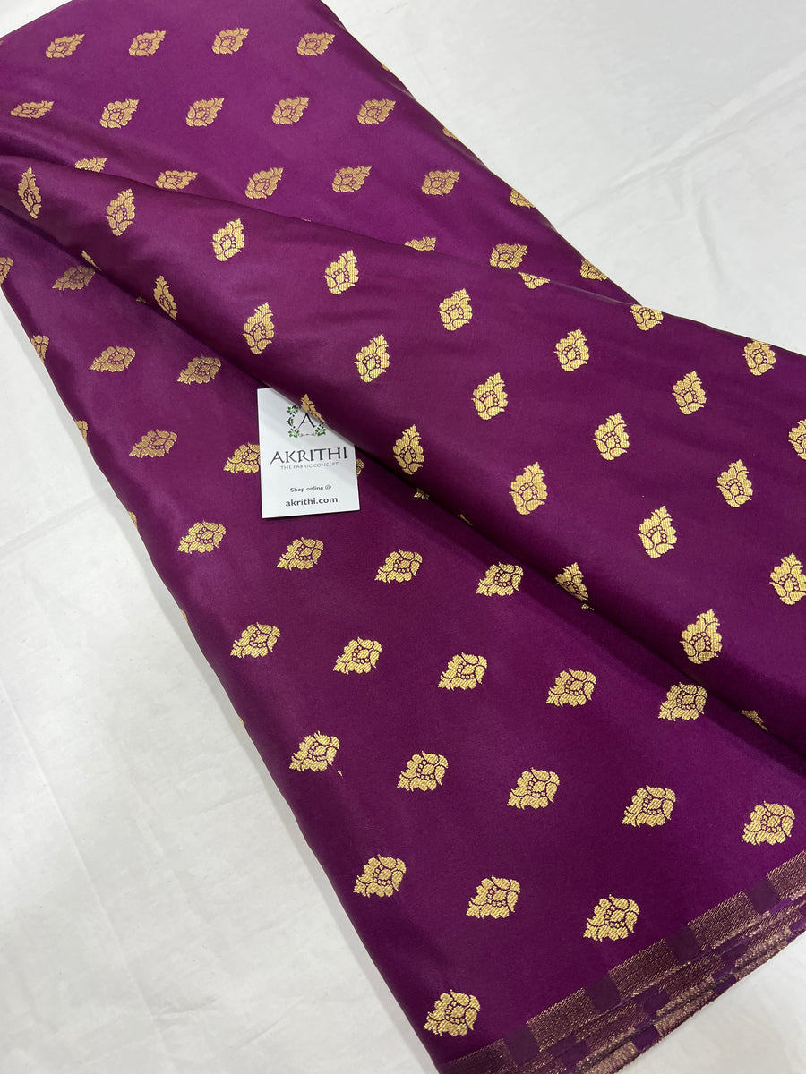 Pure Banarasi brocade fabric