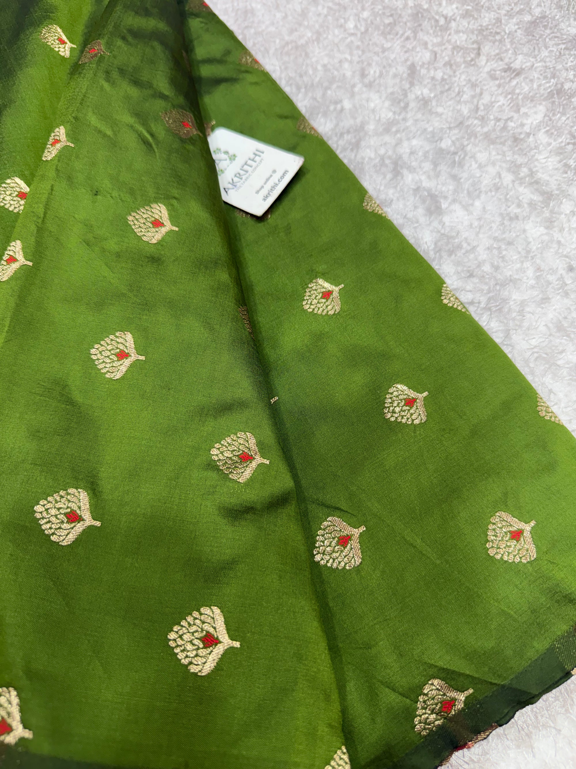 Semi Banarasi silk fabric