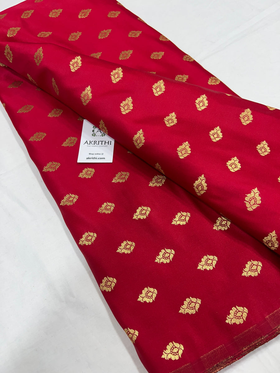 Pure Banarasi brocade fabric