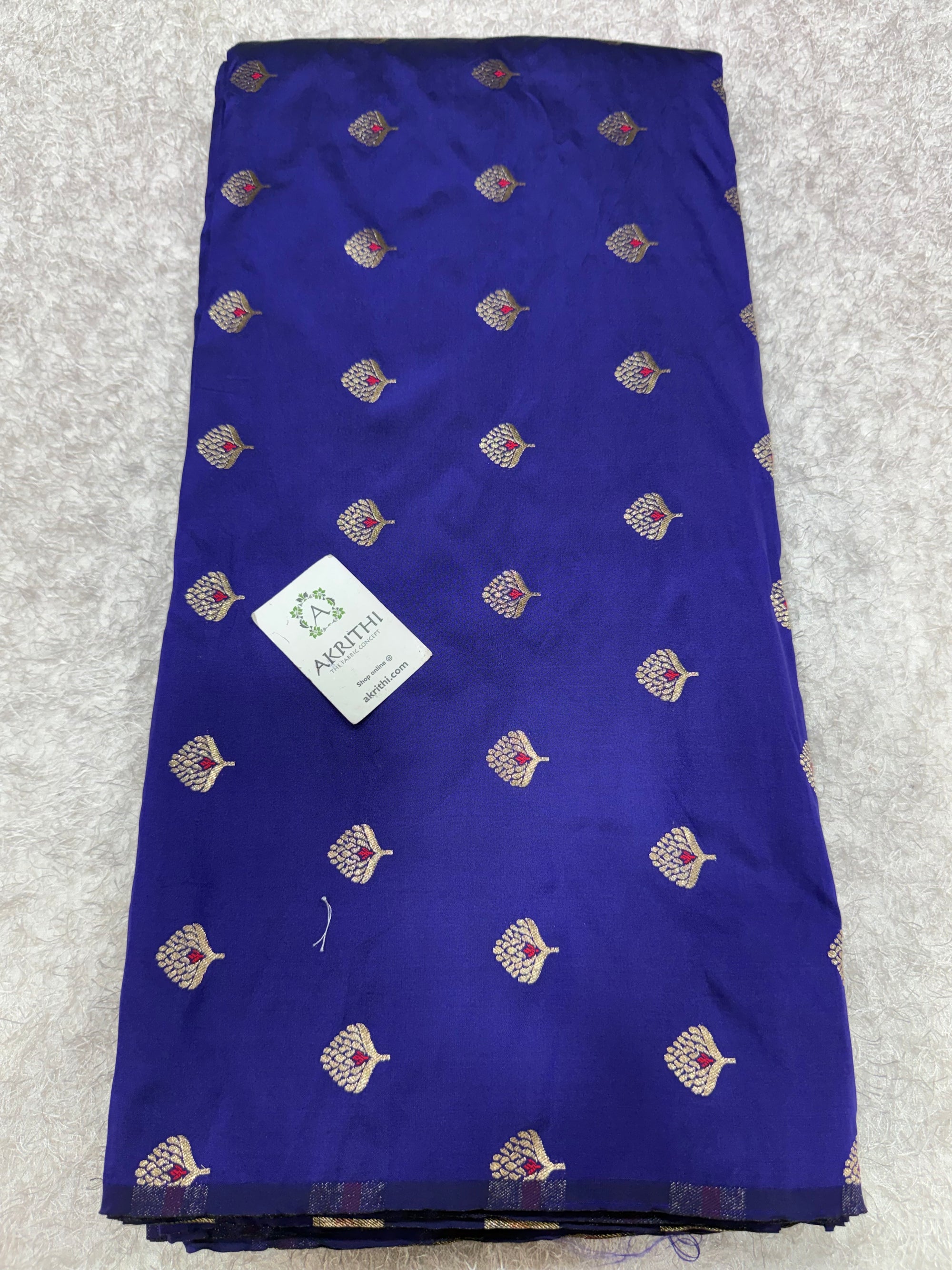 Semi Banarasi silk fabric