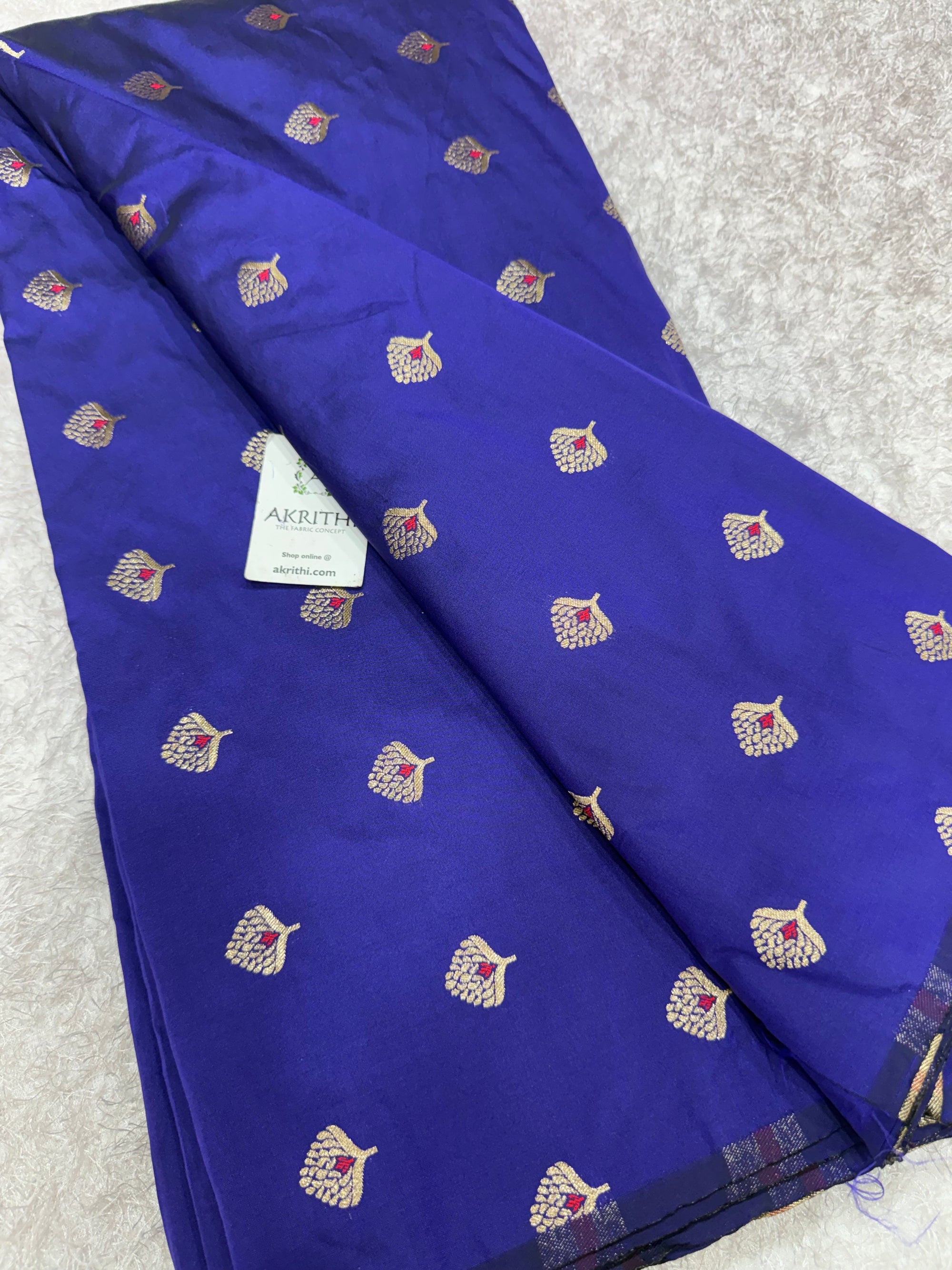 Semi Banarasi silk fabric