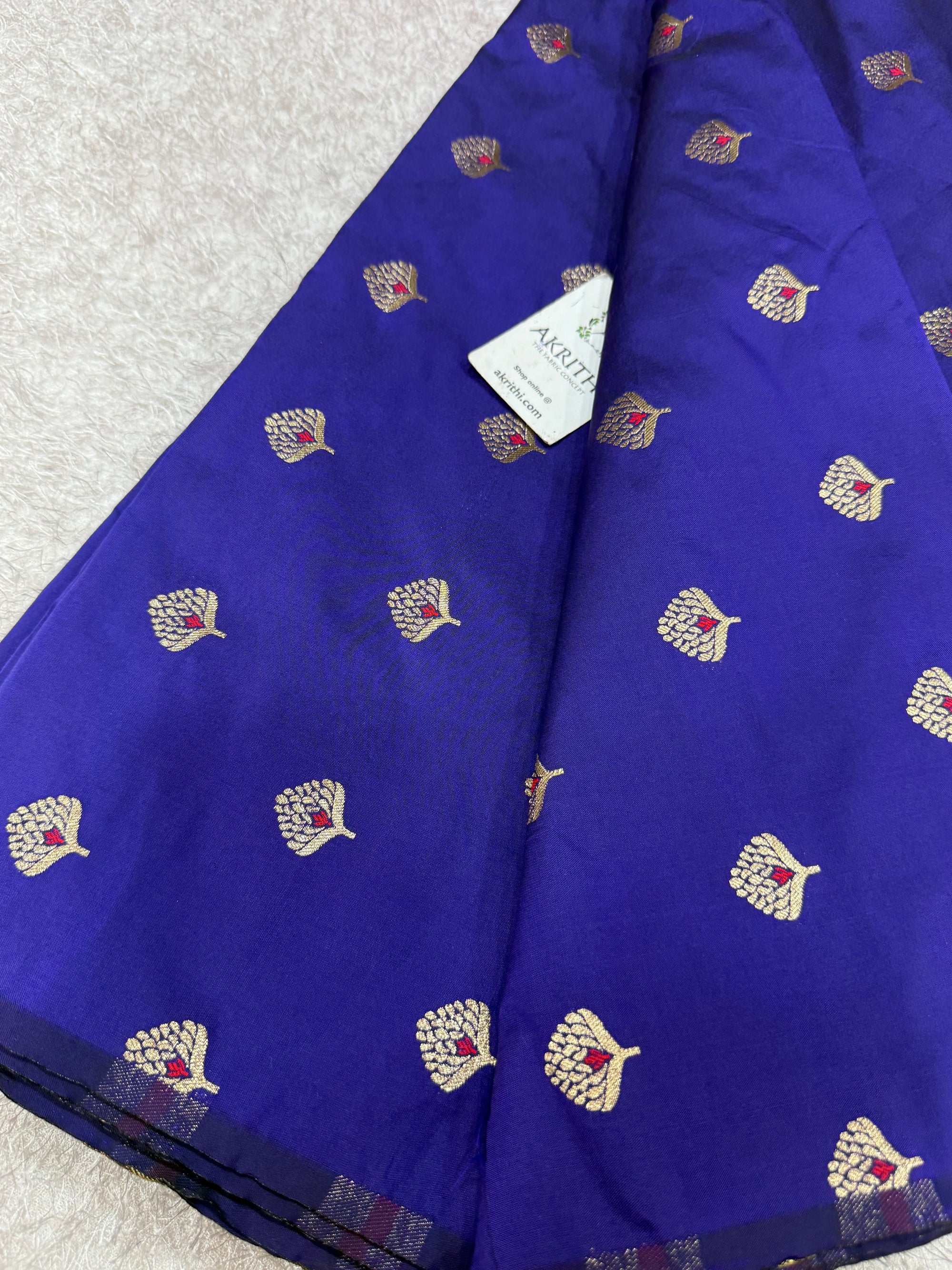 Semi Banarasi silk fabric