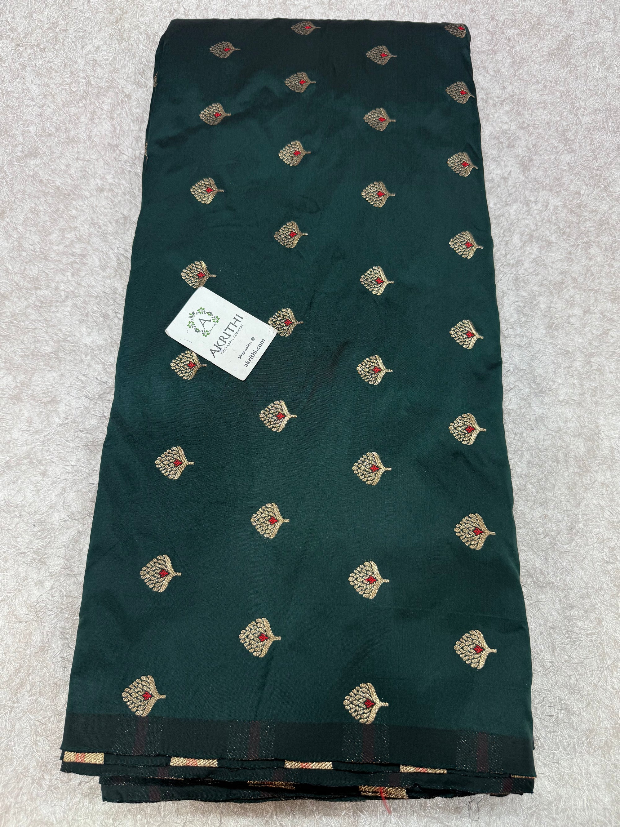 Semi Banarasi silk fabric