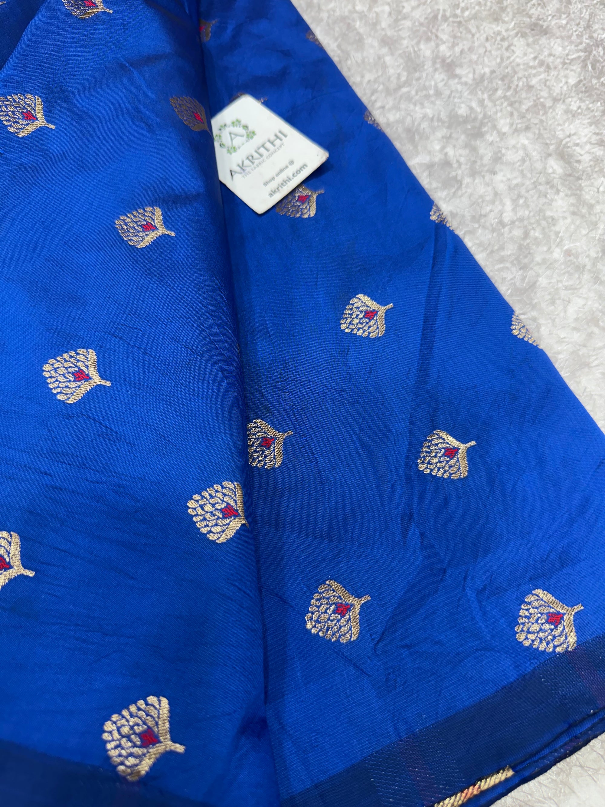 Semi Banarasi silk fabric