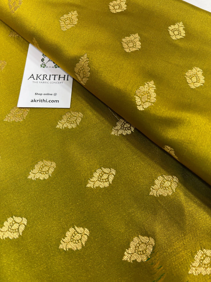 Pure Banarasi brocade fabric