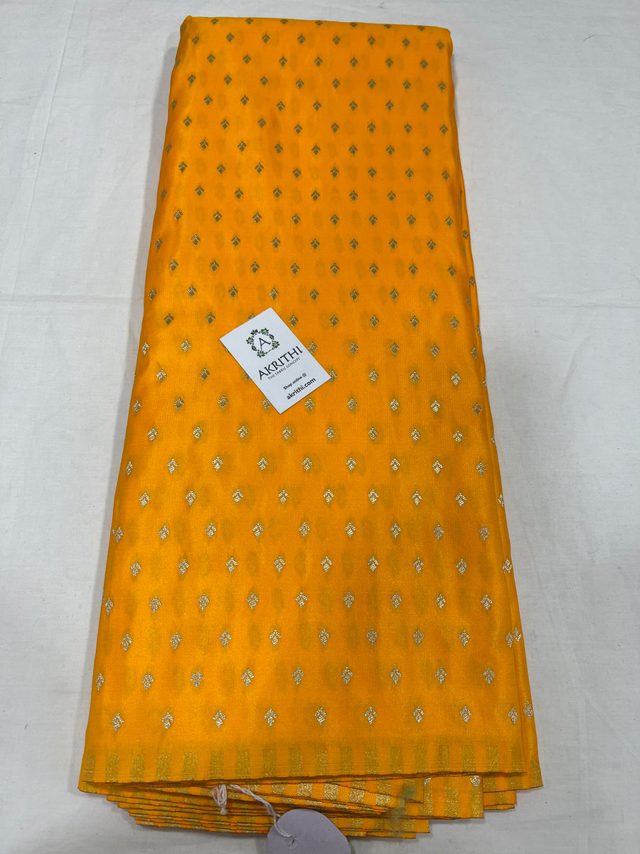 Pure Banarasi brocade fabric