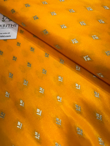 Pure Banarasi brocade fabric