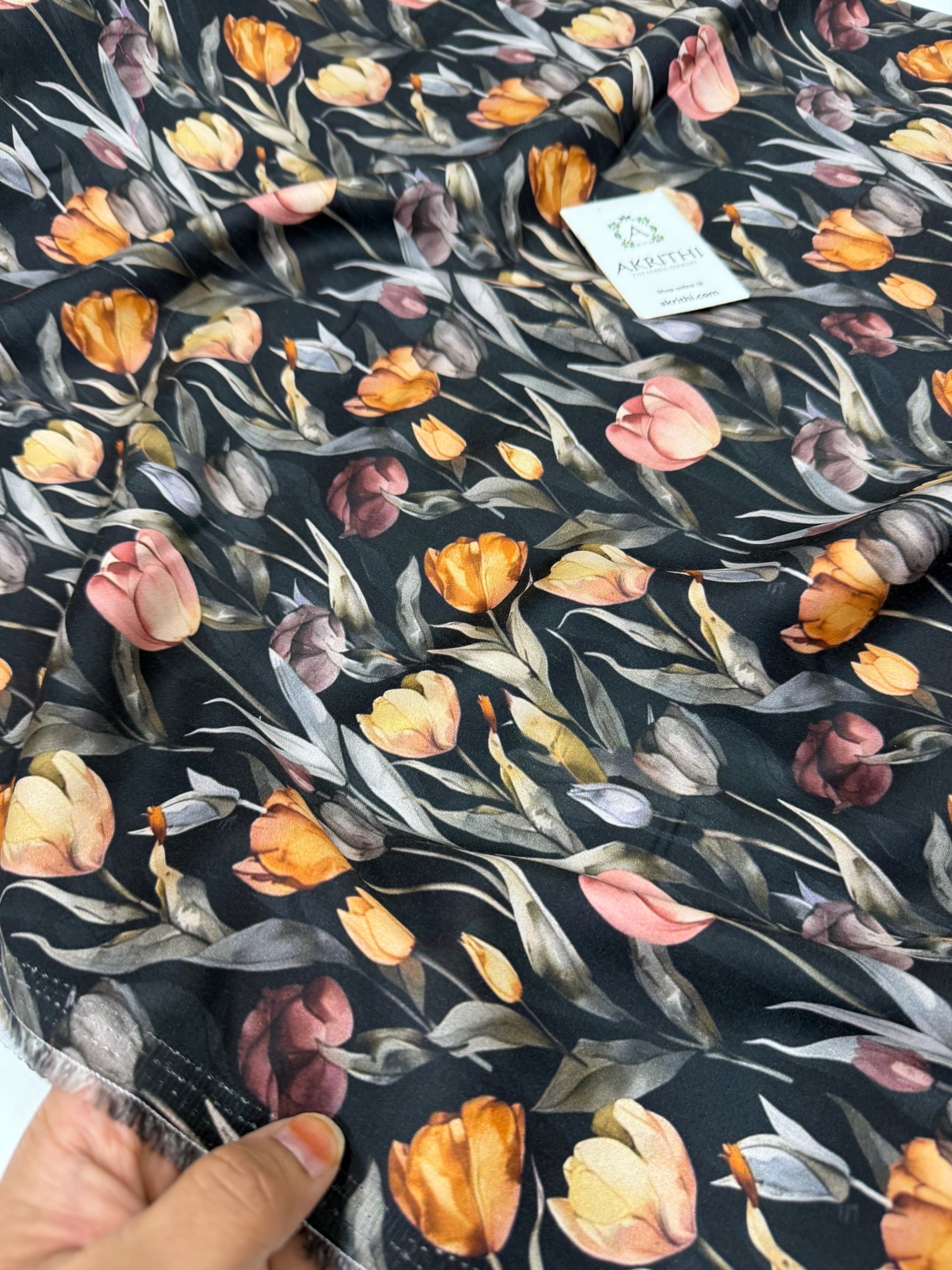 Digital Printed glazed pure cotton fabric