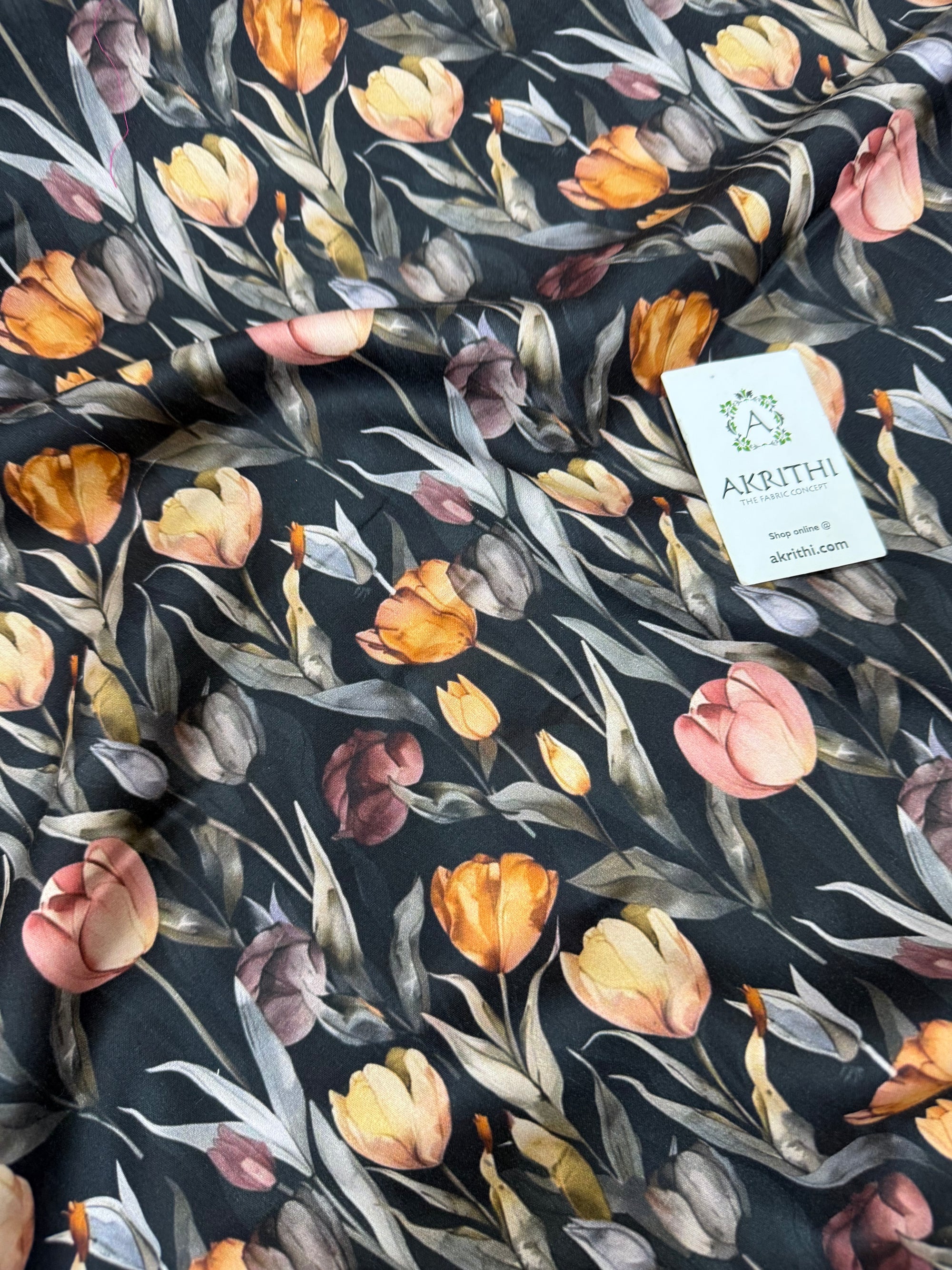 Digital Printed glazed pure cotton fabric