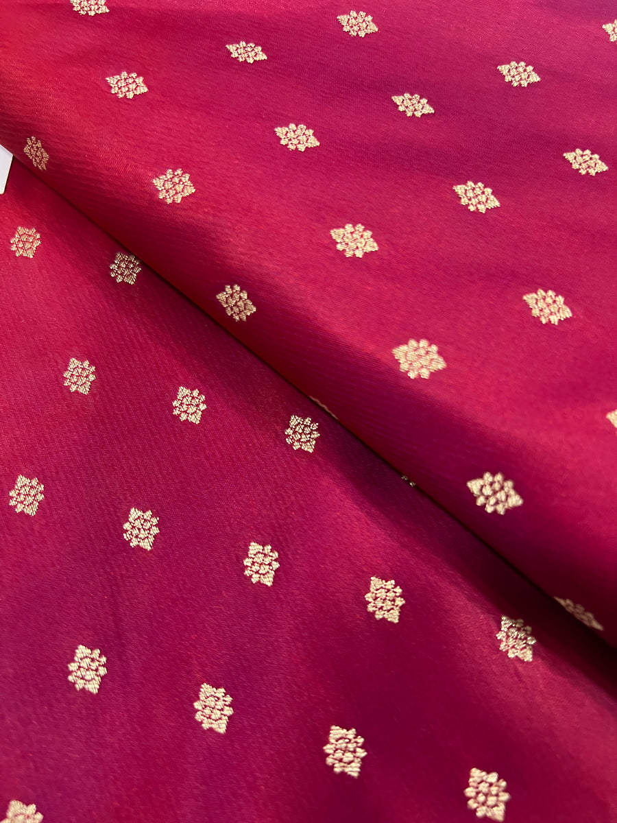 Pure Banarasi brocade fabric