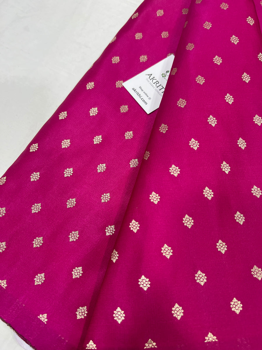 Pure Banarasi brocade fabric