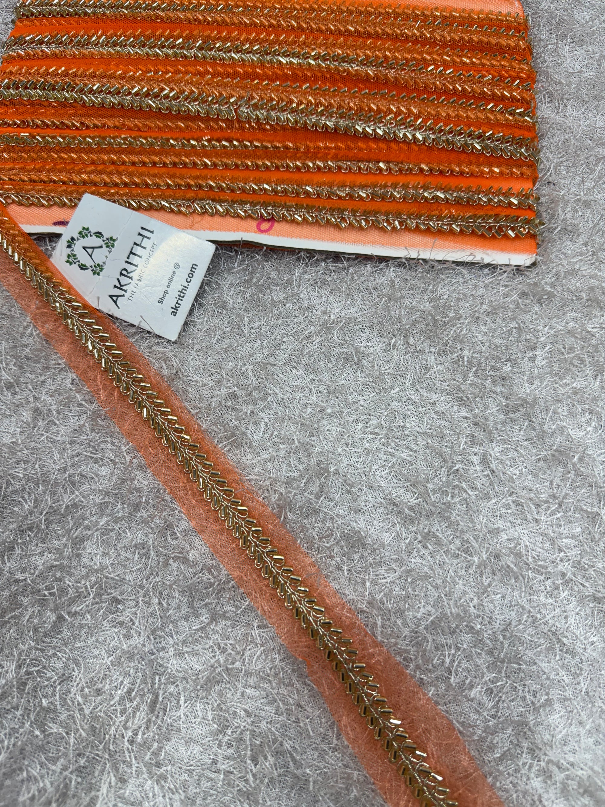 Embroidered lace 9 metres roll