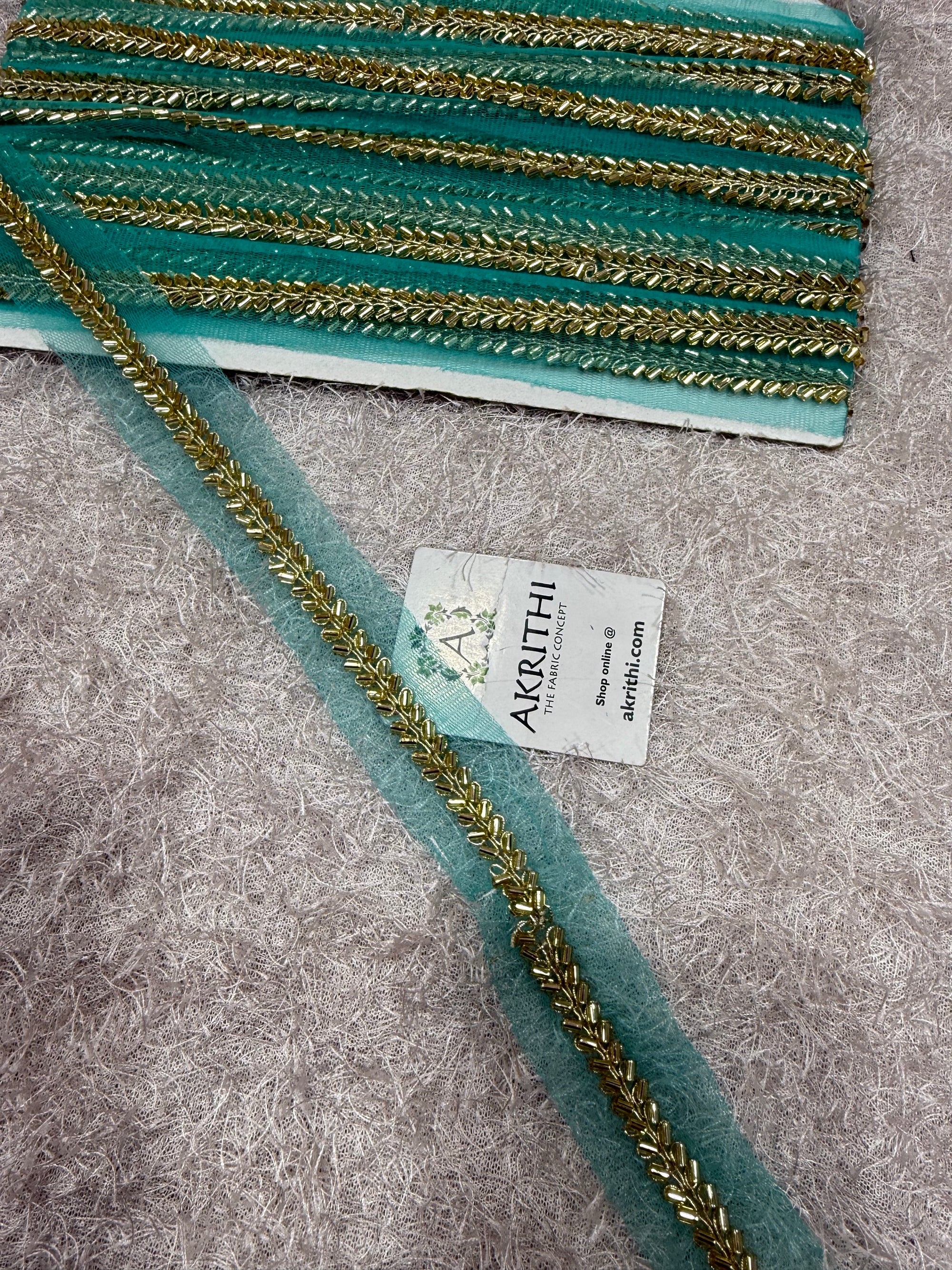 Embroidered lace 9 metres roll