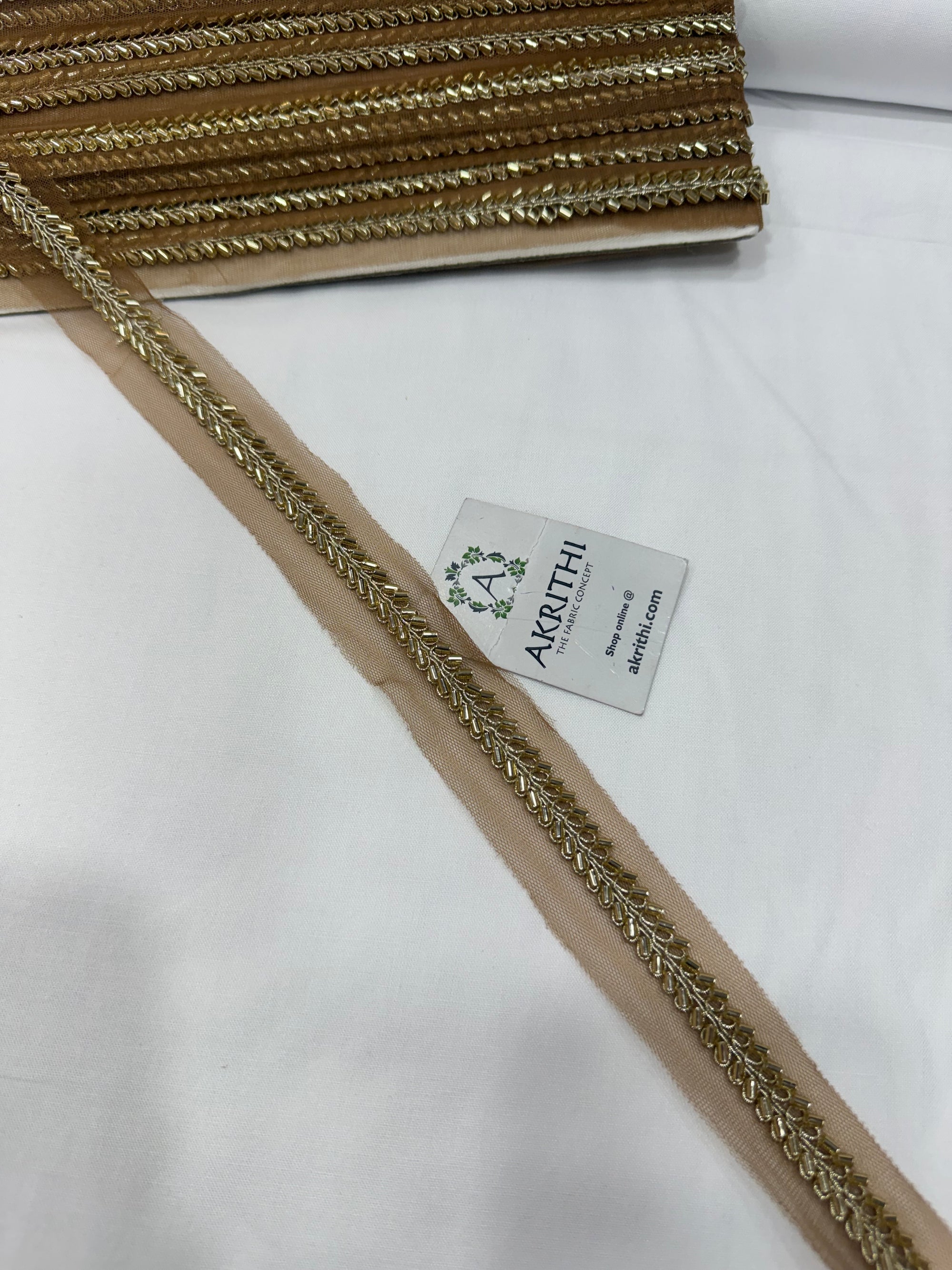 Embroidered lace 9 metres roll