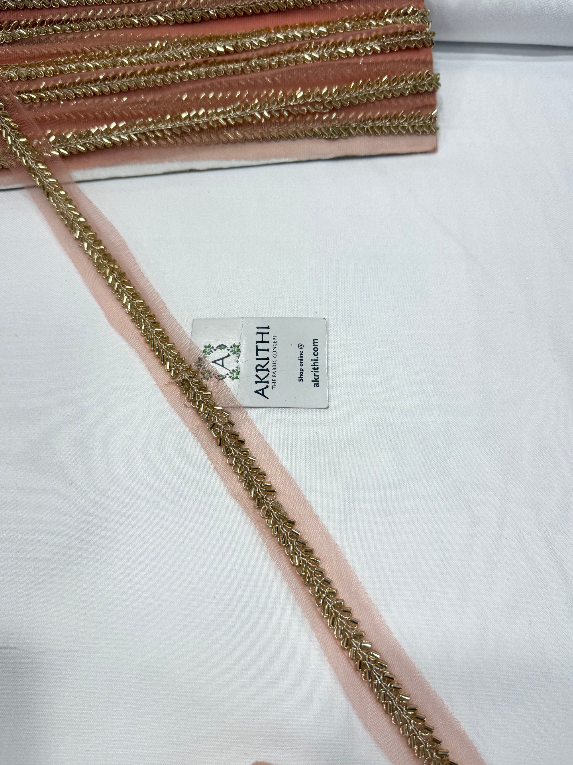 Embroidered lace 9 metres roll