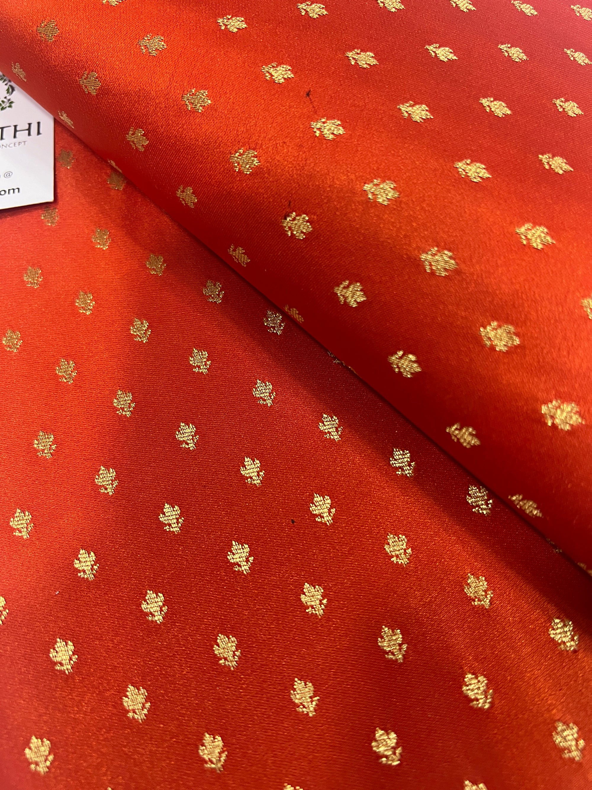 Pure Banarasi brocade fabric