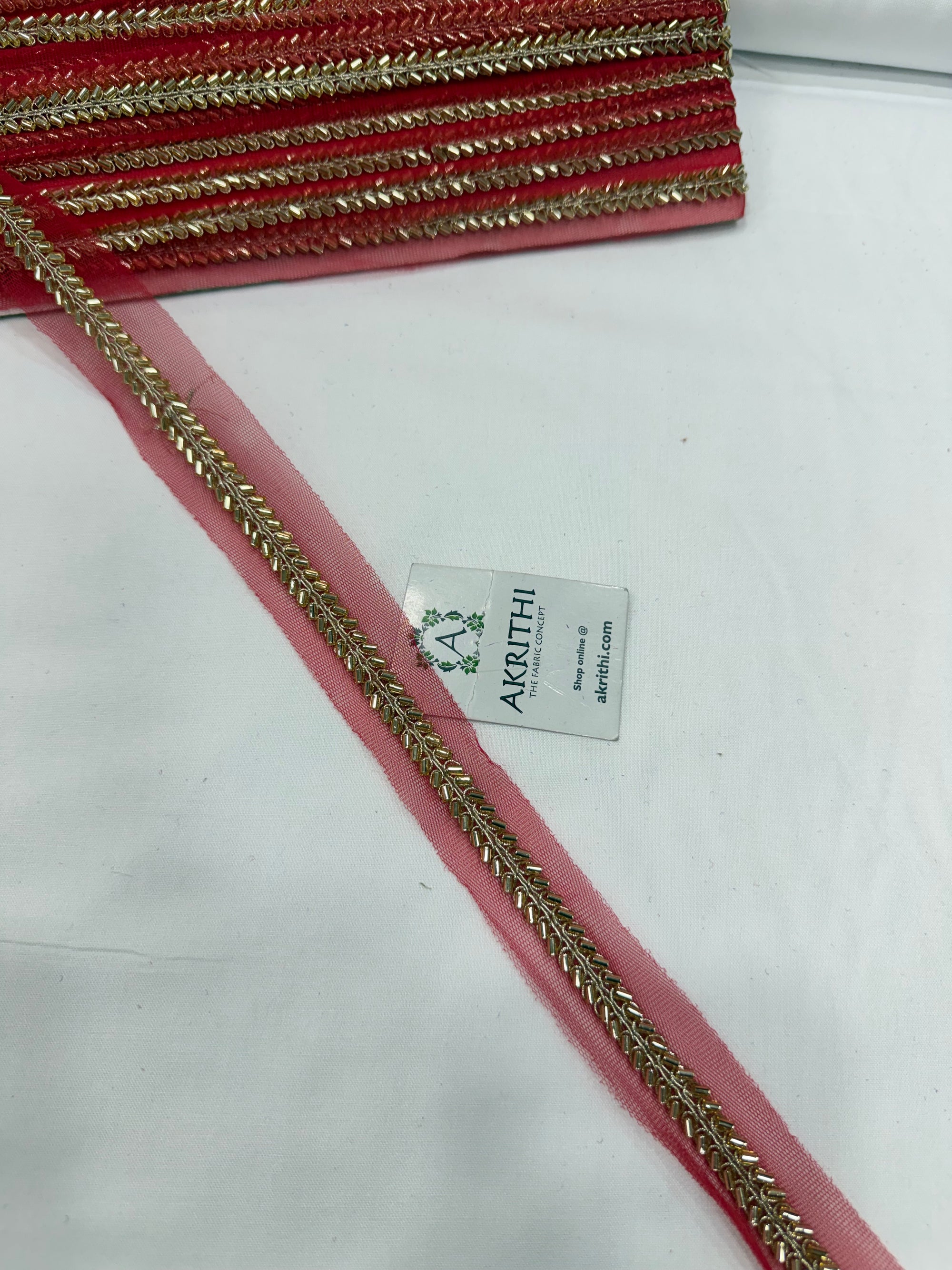 Embroidered lace 9 metres roll