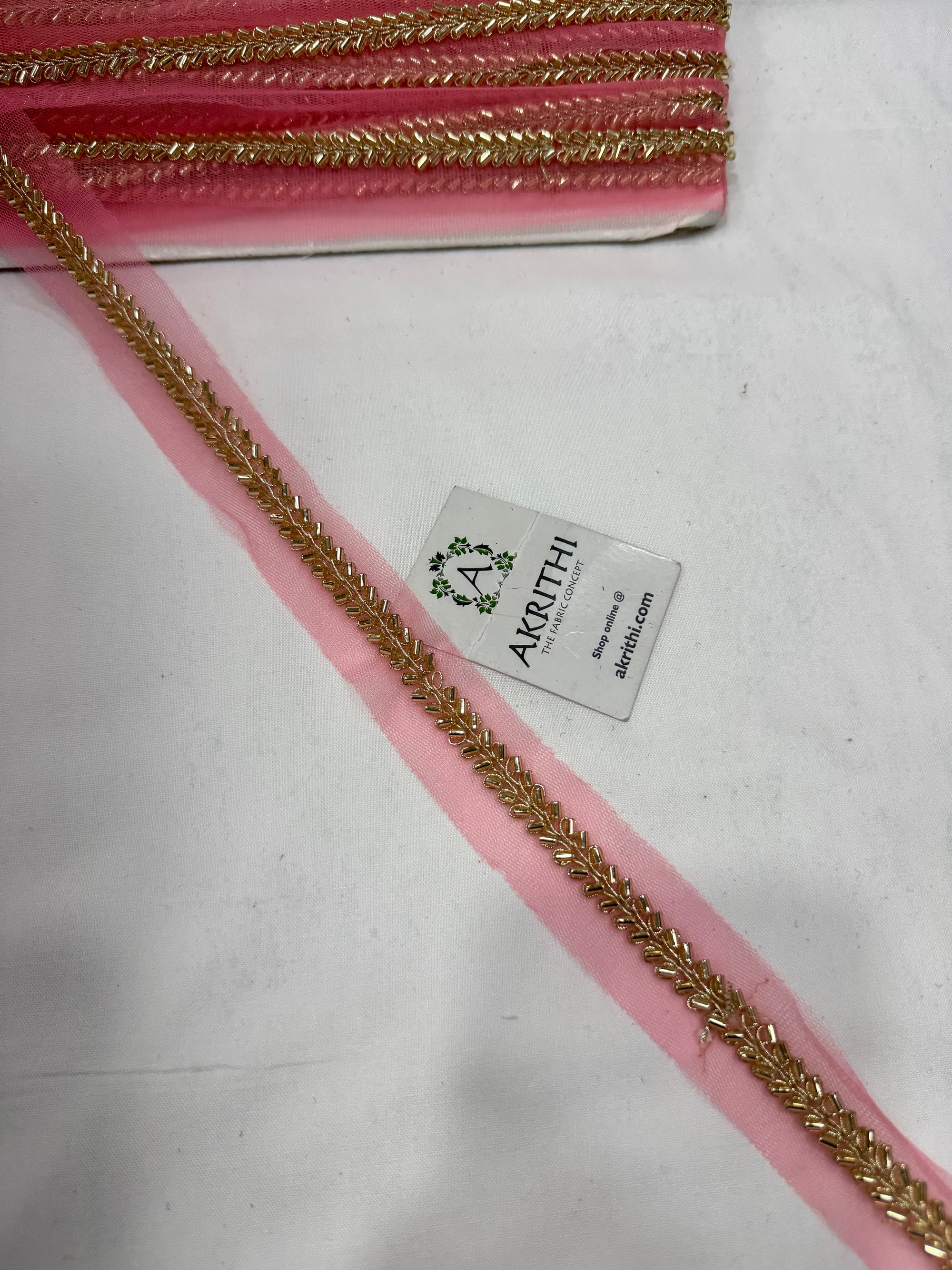Embroidered lace 9 metres roll