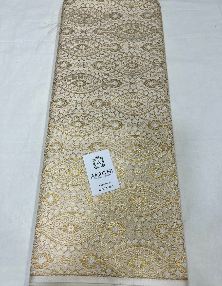 Pure Banarasi brocade fabric