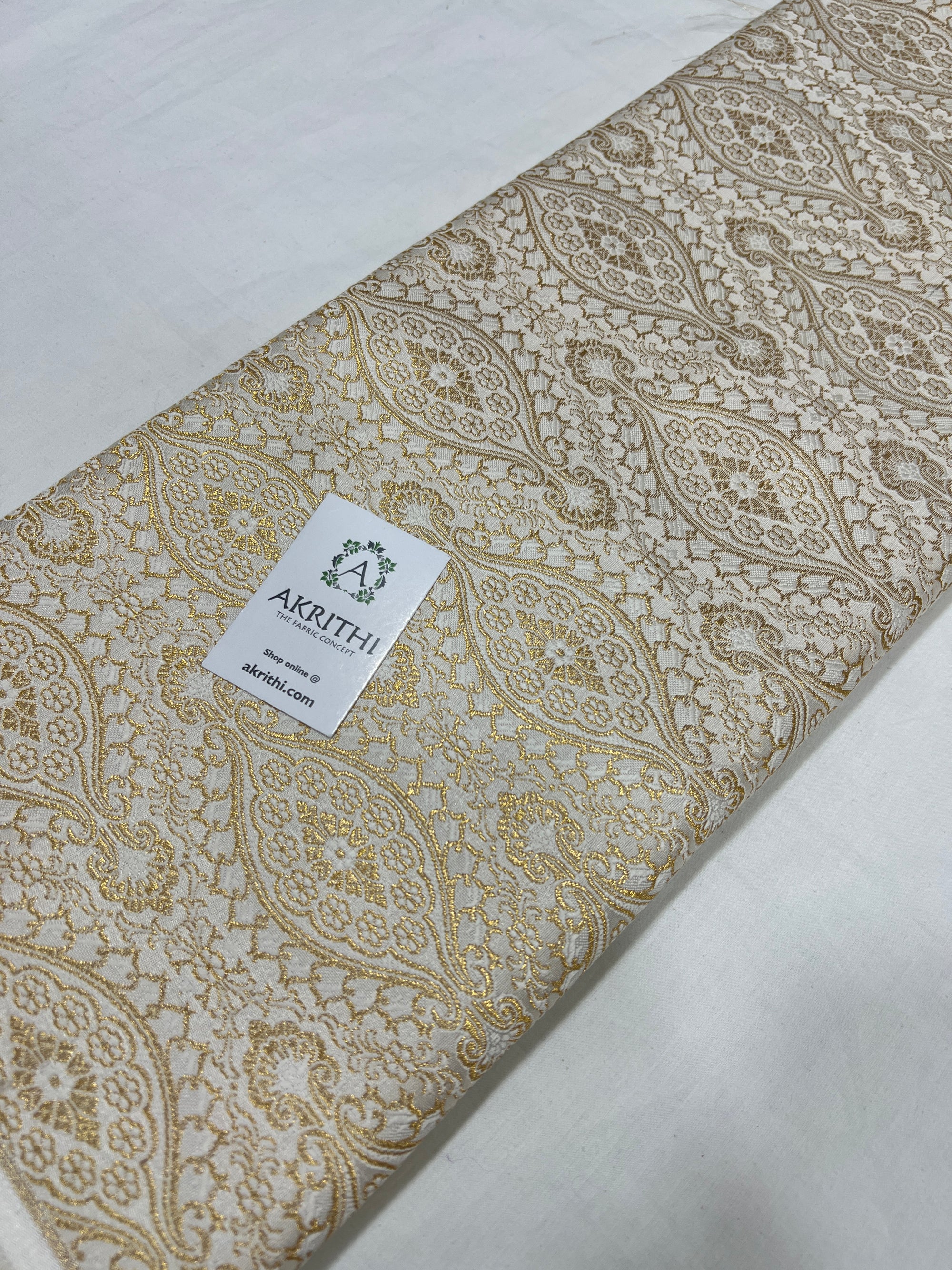 Pure Banarasi brocade fabric