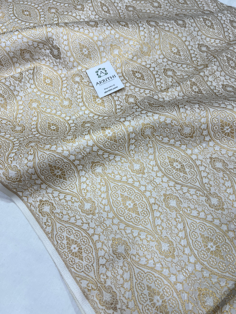 Pure Banarasi brocade fabric