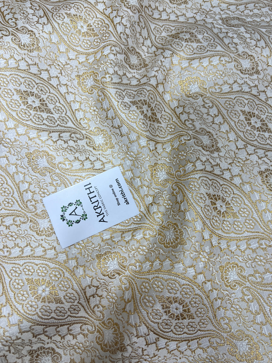 Pure Banarasi brocade fabric