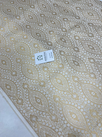 Pure Banarasi brocade fabric