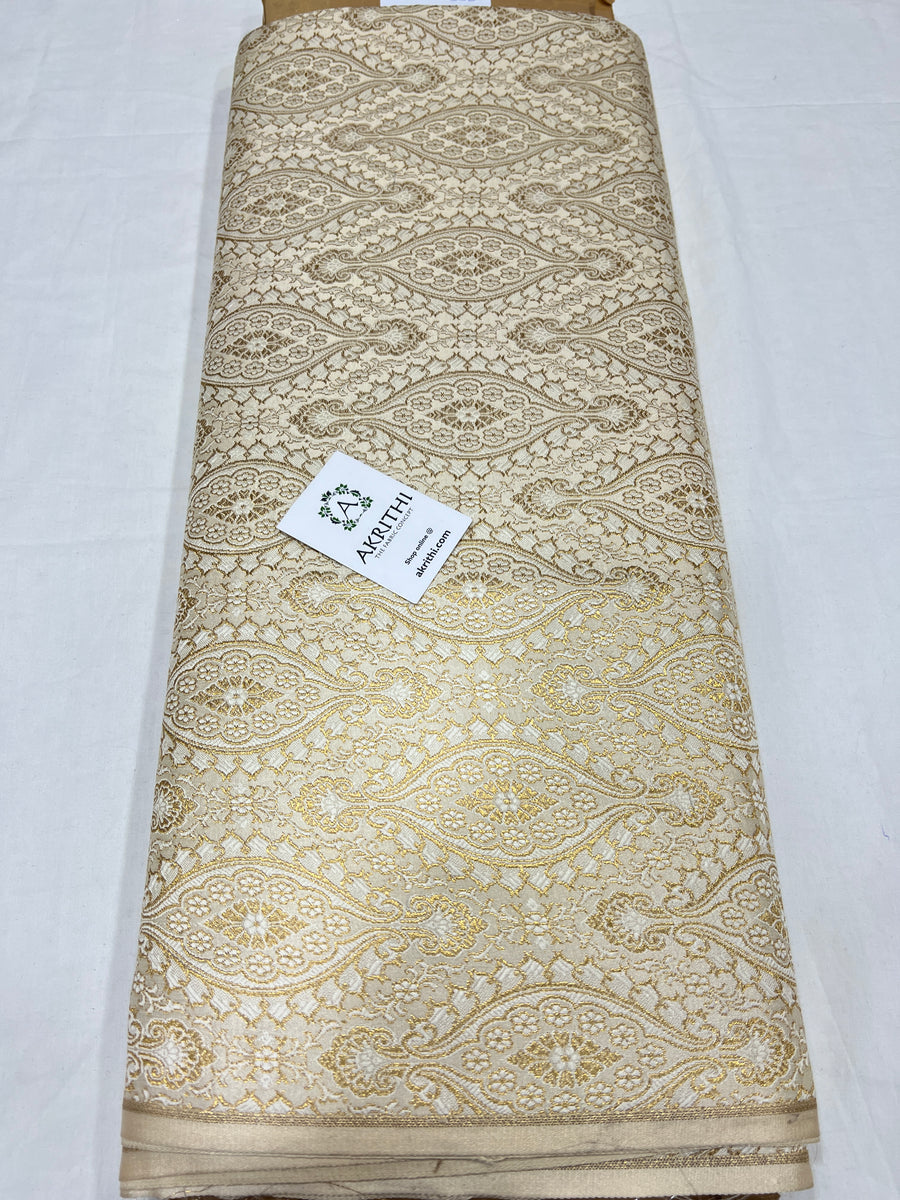 Pure Banarasi brocade fabric