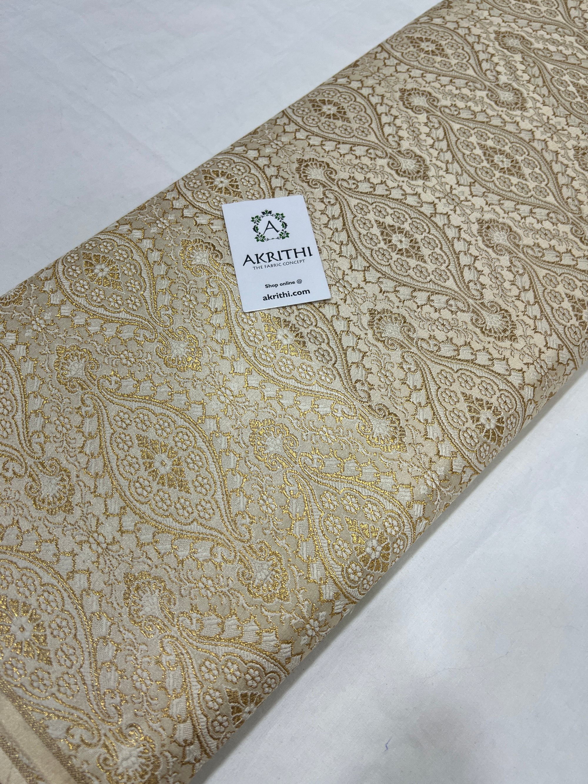 Pure Banarasi brocade fabric