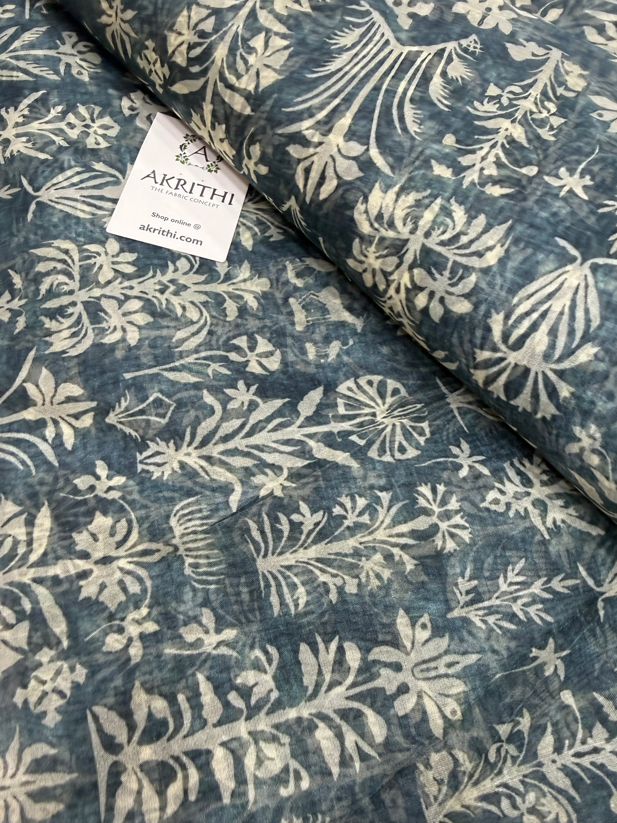 Digital floral Printed organza fabric