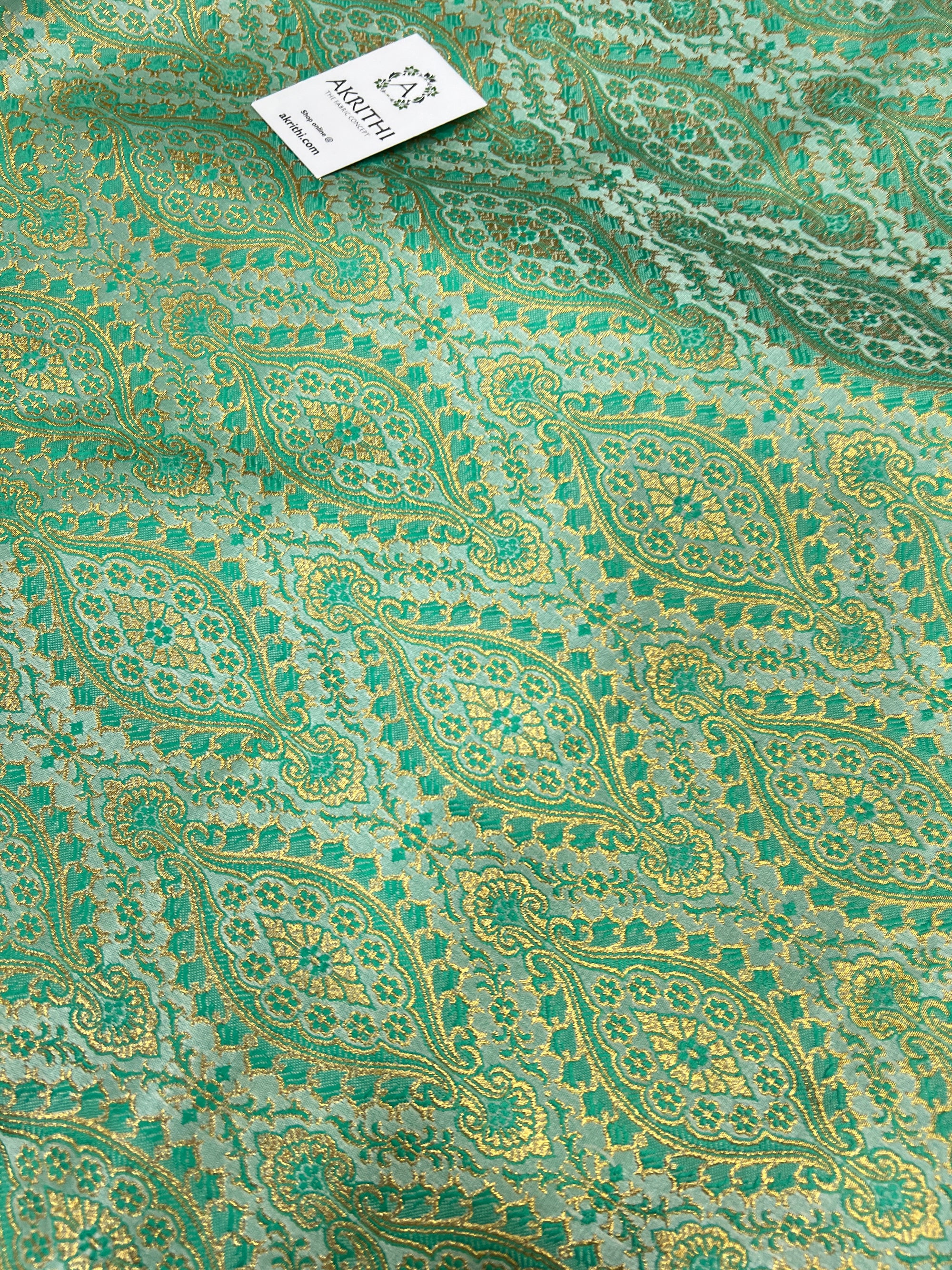 Pure Banarasi brocade fabric